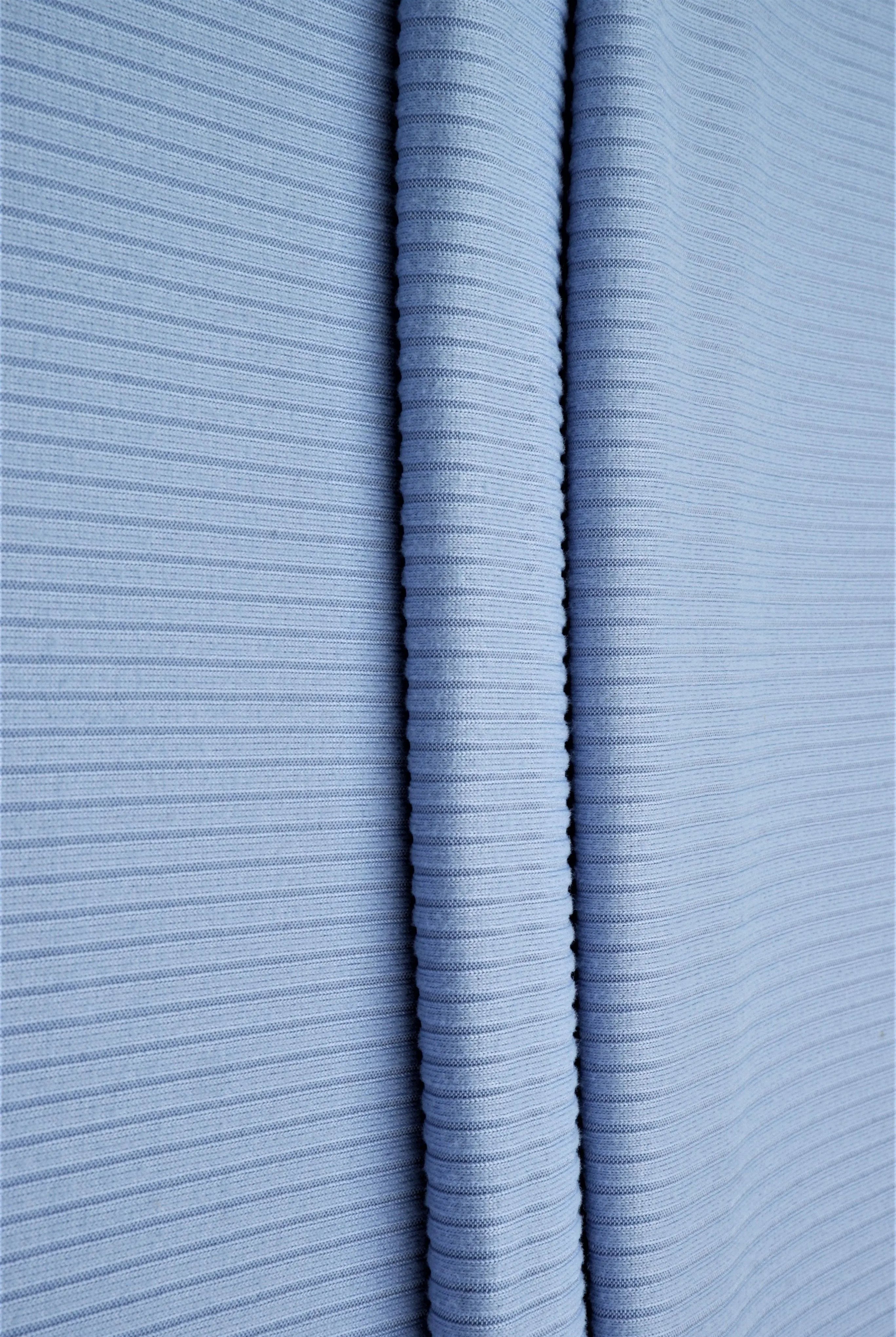 KNT4151 BLUE BLUE BODYSUIT BOTTOMS CAMI DRESS KNIT LOUNGEWEAR NO-PRINT PANTS POLYESTER RIB 4X2 SOLID-B SPANDEX STRETCH TOPS YUMMY