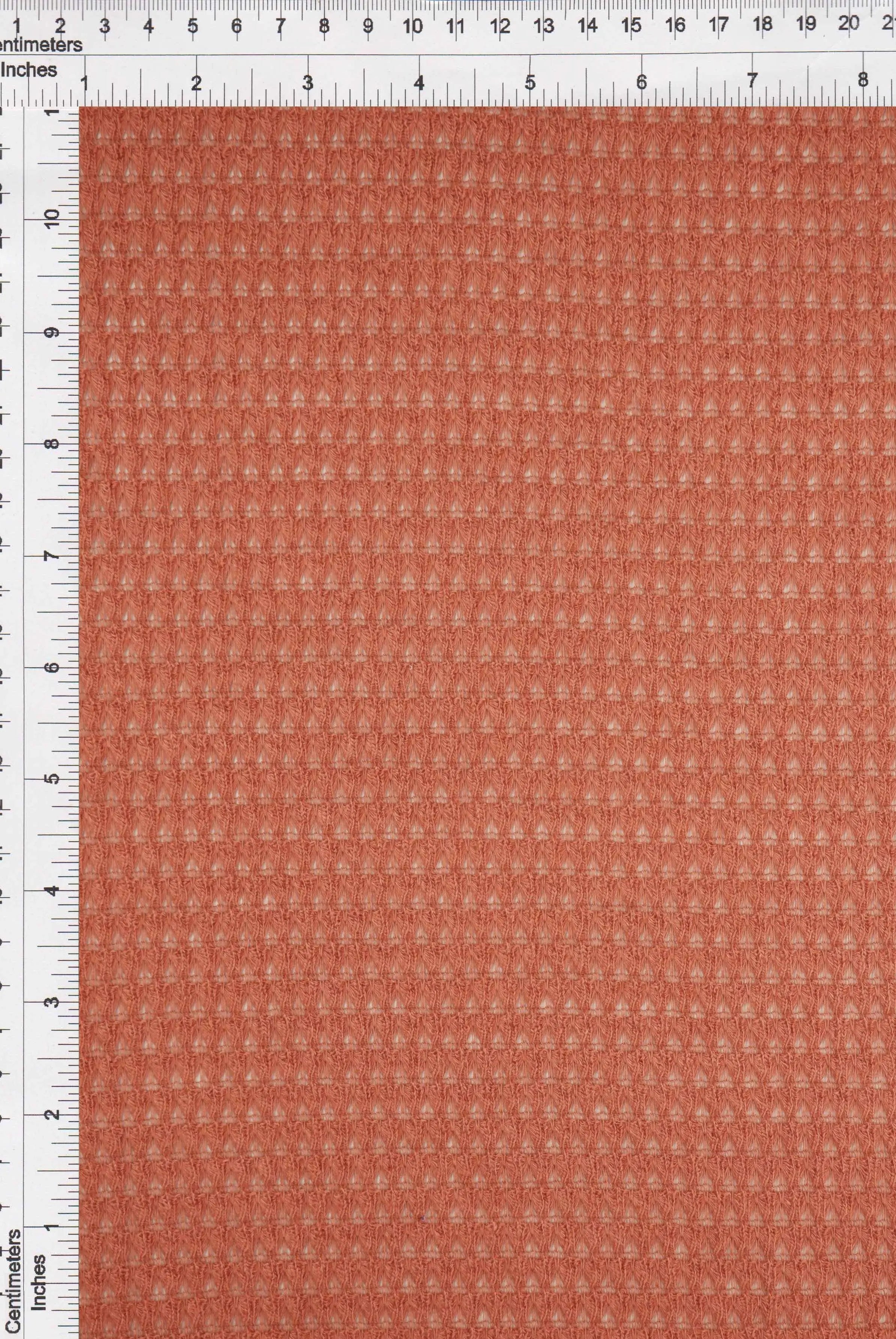 KNT4190 RUST ACTIVEWEAR BOTTOMS CAMI DRESS KNIT LOUNGEWEAR NO-PRINT POLYESTER RAYON SOLID SPANDEX STRETCH SWEATER TOPS TUNICS WAFFLE