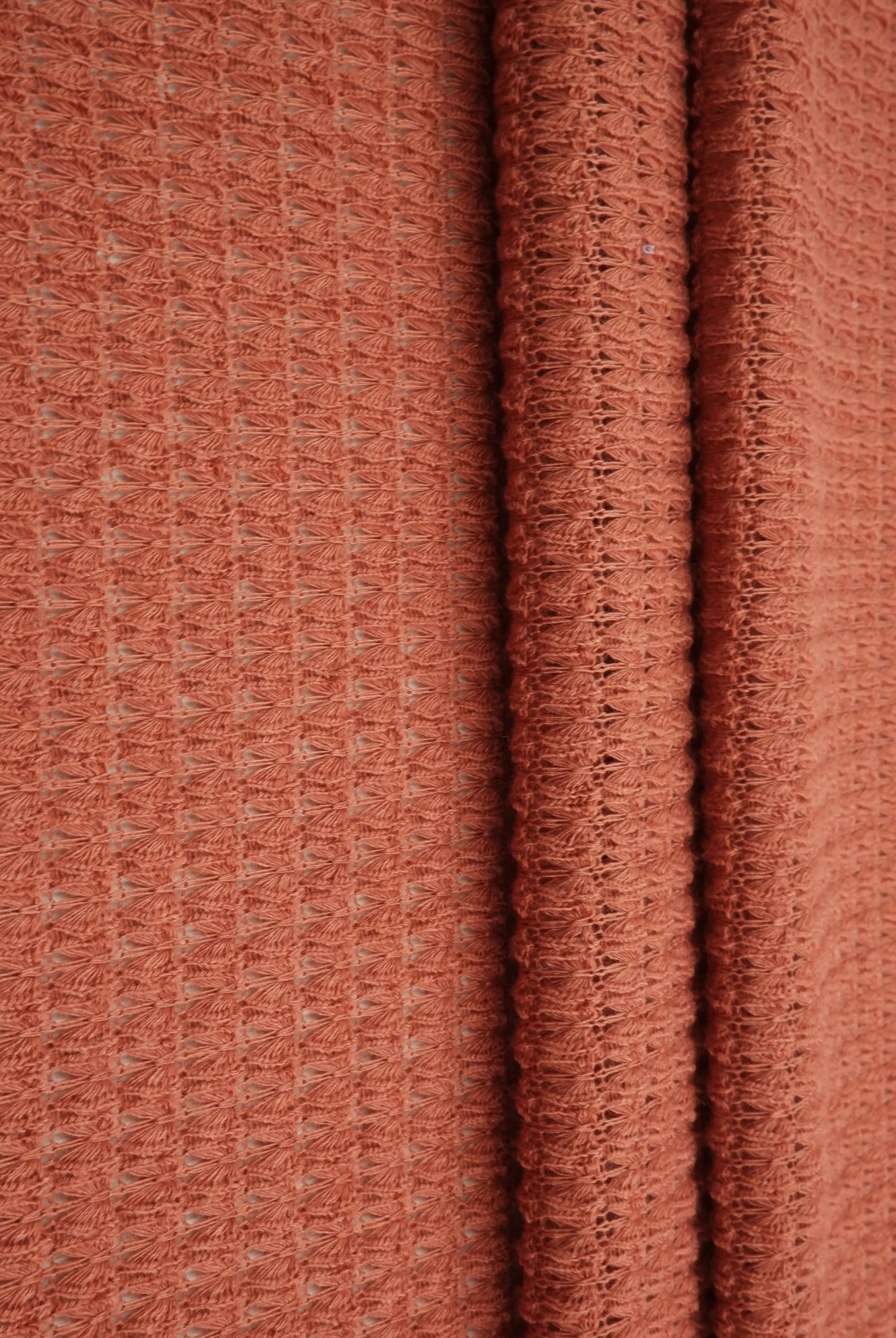 KNT4190 RUST ACTIVEWEAR BOTTOMS CAMI DRESS KNIT LOUNGEWEAR NO-PRINT POLYESTER RAYON SOLID SPANDEX STRETCH SWEATER TOPS TUNICS WAFFLE