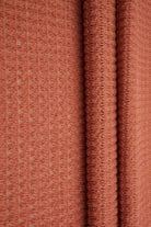 KNT4190 RUST ACTIVEWEAR BOTTOMS CAMI DRESS KNIT LOUNGEWEAR NO-PRINT POLYESTER RAYON SOLID SPANDEX STRETCH SWEATER TOPS TUNICS WAFFLE