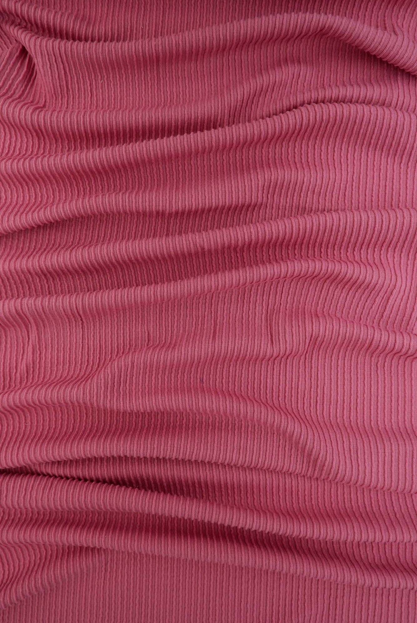 KNT4204 MAUVE DOUBLE KNIT NO-PRINT POLYESTER PURPLE RAYON RED RIB SOLID SPANDEX STRETCH URBAN