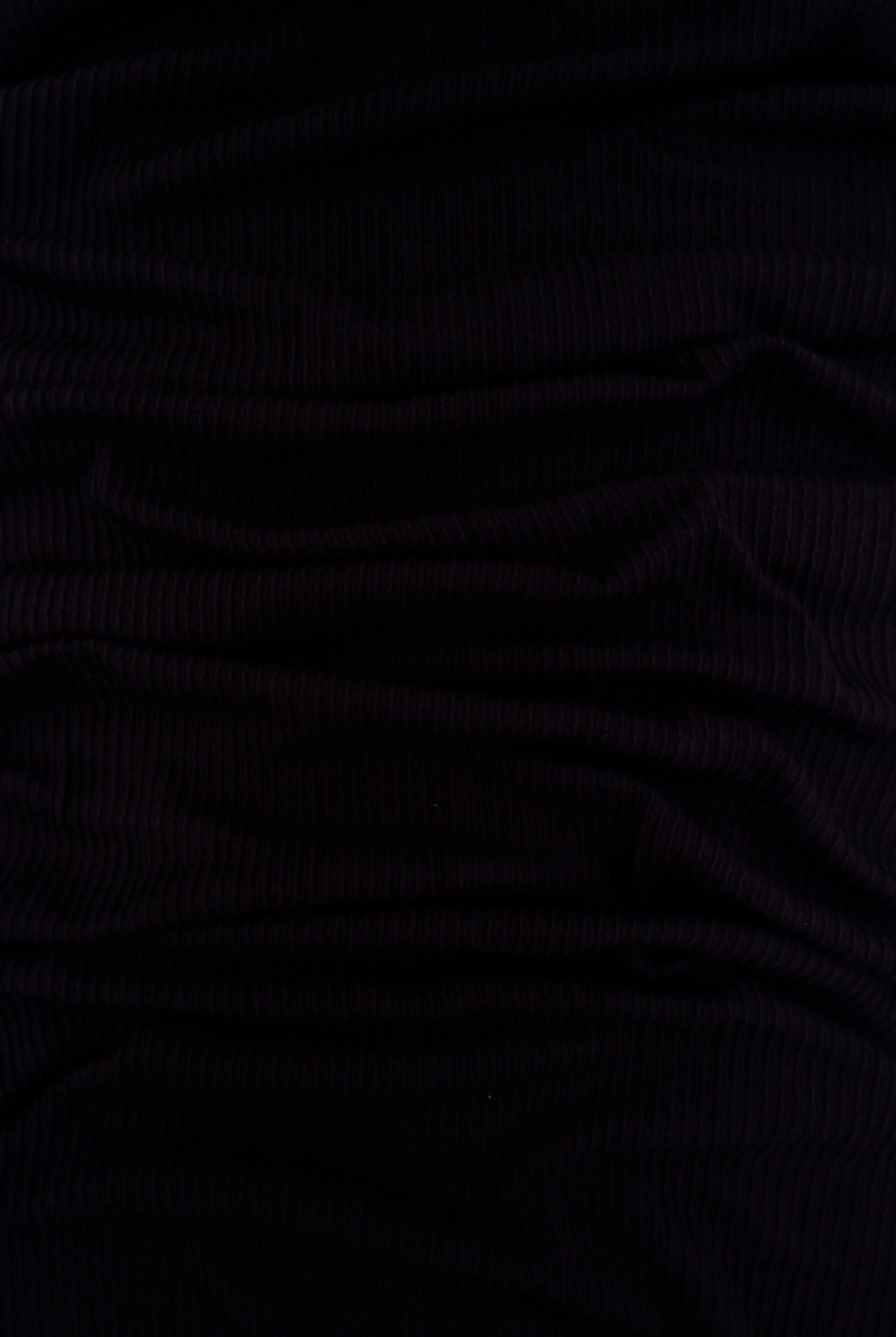 KNT4204 BLACK BIKER SHORTS BLACK BODYSUIT DOUBLE KNIT DRESS NO-PRINT PANTS POLYESTER RAYON RIB SKIRTS SOLID SPANDEX STRETCH TOPS TUNICS URBAN