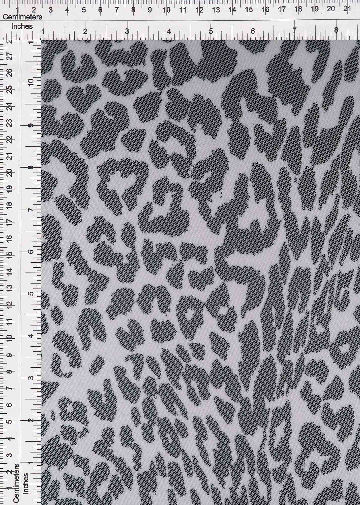 MESH-SE31105 IVORY ANIMAL BLACK BLOUSE BODYSUIT BROWN CAMI FLOCKING LOUNGEWEAR MESH POLYESTER PRINT SPANDEX STRETCH TOPS TUNICS