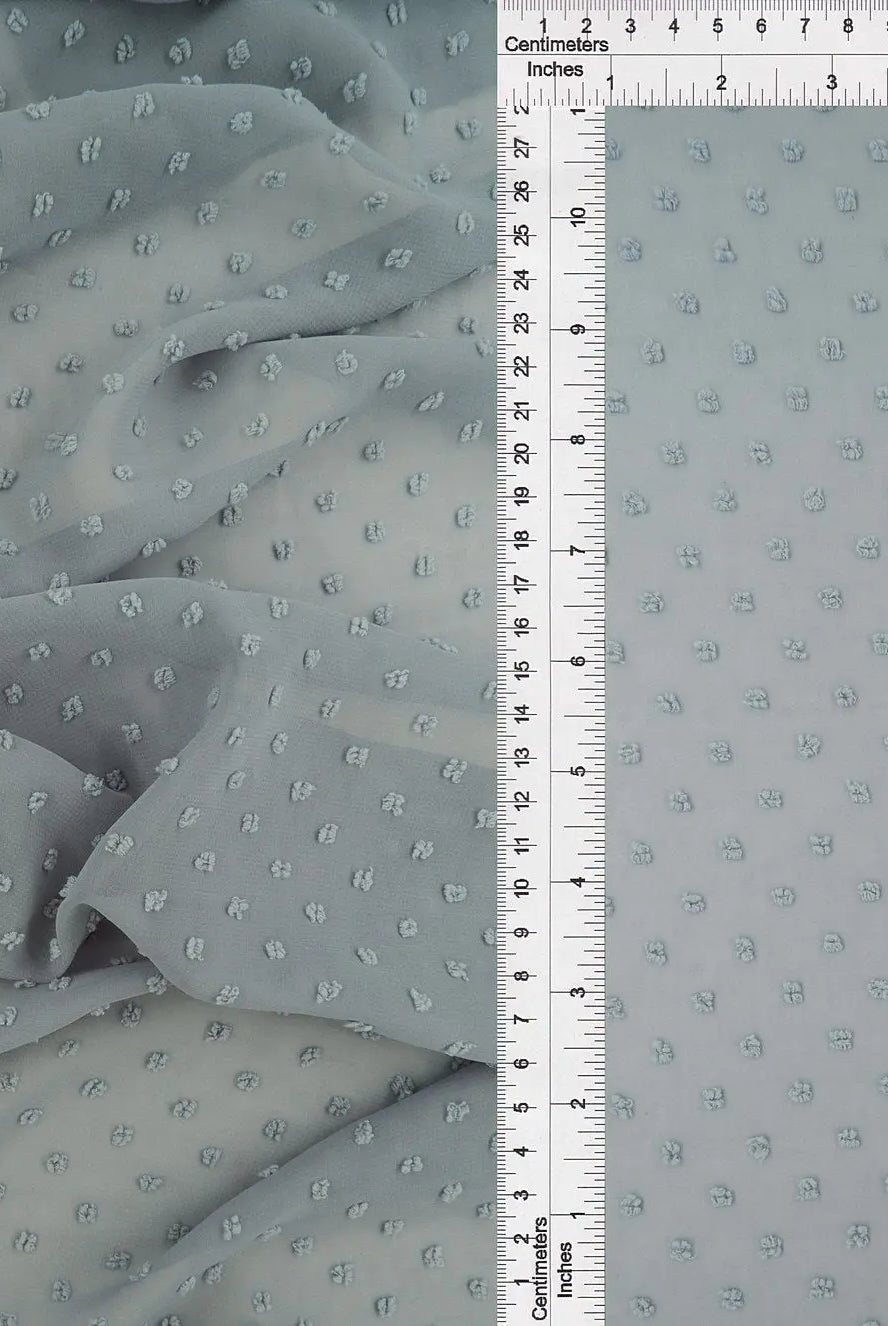 HIMLT-3132 BLUE VINTAGE BLOUSE BLUE CHIFFON DOT DRESS HI-MULTI NON STRETCH POLYESTER SKIRTS SOLID SWISS TOPS WOVEN