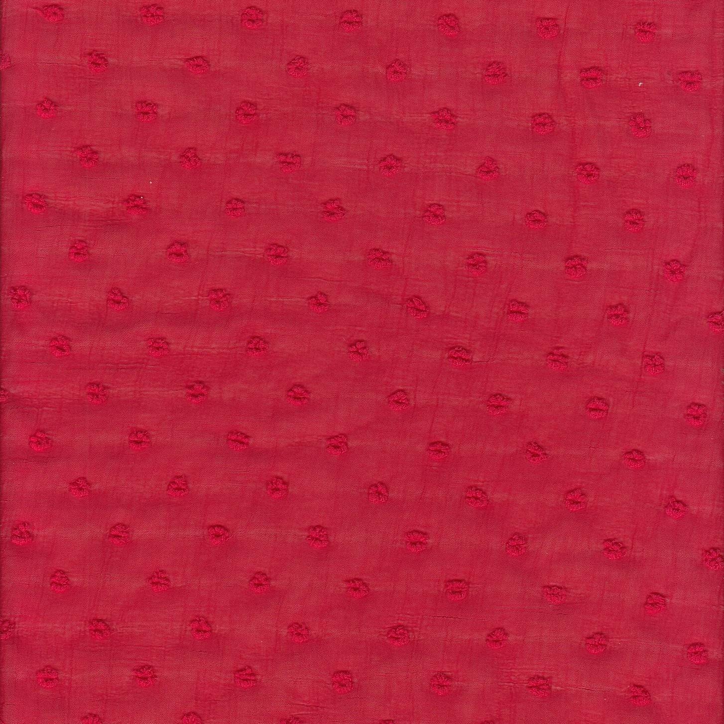 HIMLT-4220 RED BLOUSE BODYSUIT BOTTOMS CAMI DRESS HI-MULTI NO-PRINT NON STRETCH PANTS POLYESTER SKIRTS SOLID SWISS DOT TOPS WOVEN