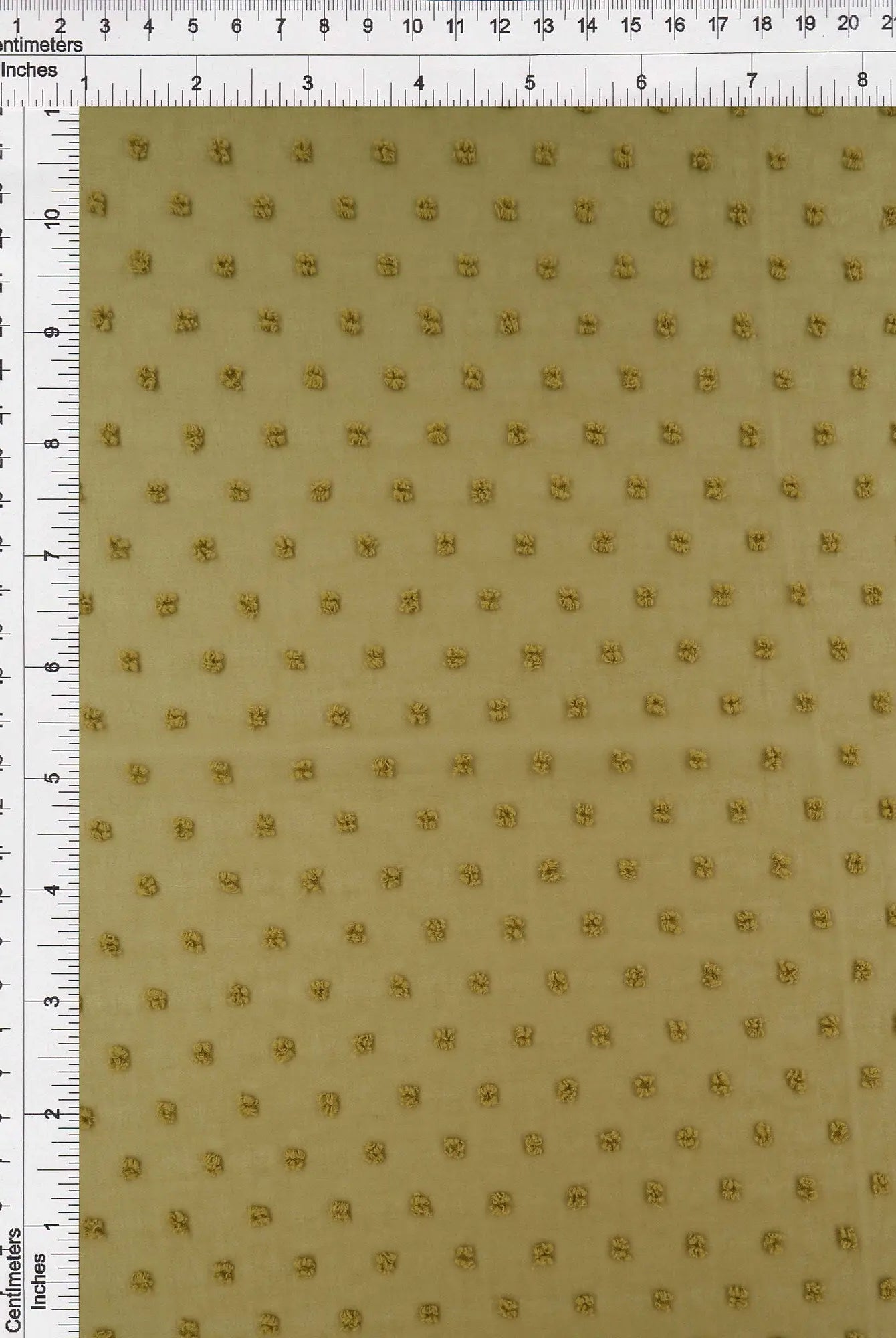 HIMLT-3132 OLIVE LT BLOUSE CHIFFON DOT DRESS GREEN HI-MULTI NON STRETCH POLYESTER SKIRTS SOLID SWISS TOPS WOVEN