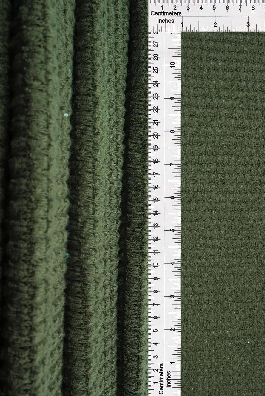 KNT4190 OLIVE ACTIVEWEAR BOTTOMS CAMI DRESS KNIT LOUNGEWEAR NO-PRINT POLYESTER RAYON SOLID SPANDEX STRETCH SWEATER TOPS TUNICS WAFFLE