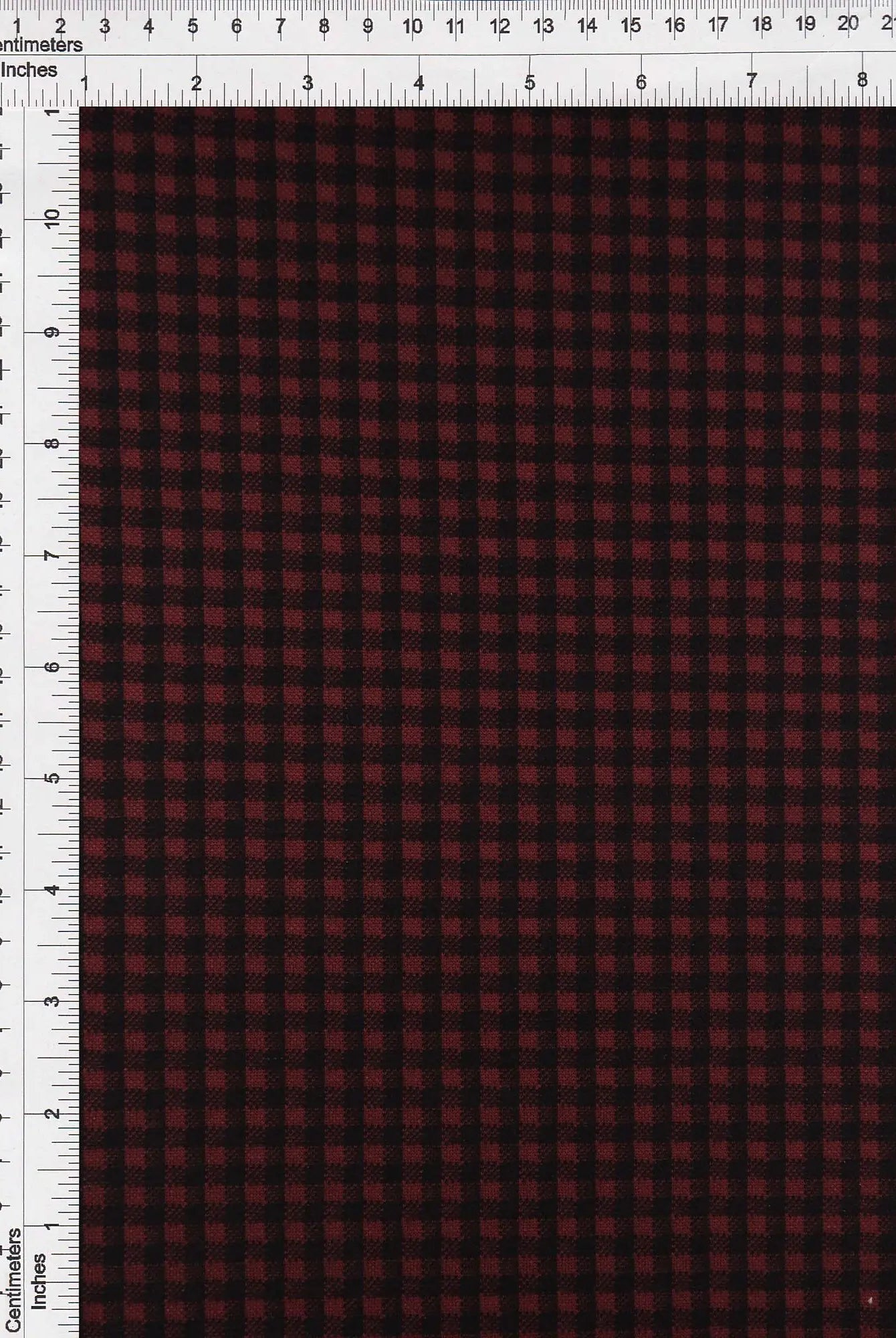 KNT4235 BURGUNDY/BLACK BLACK BOTTOMS DOUBLE KNIT DRESS OUTERWEAR PANTS PLAID POLYESTER RAYON SKIRTS SPANDEX STRETCH TOPS YARN DYED