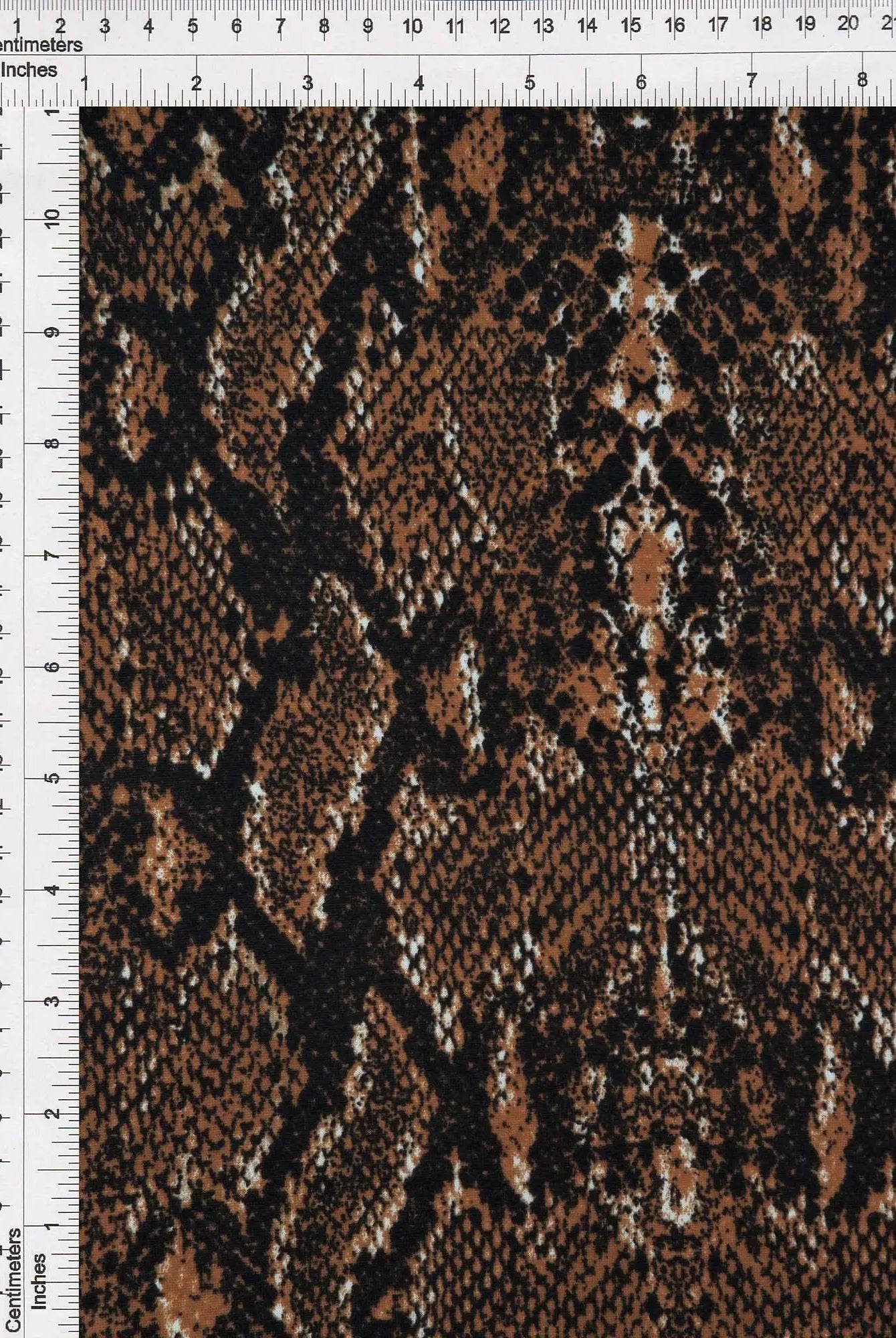 KNT2100-MS19115 BROWN BIKER SHORTS BLOUSE BODYSUIT BROWN CAMI DRESS DTY BRUSHED KNIT LOUNGEWEAR PANTS POLYESTER PRINT SKIRTS SNAKE SPANDEX STRETCH T-SHIRT TOPS TUNICS