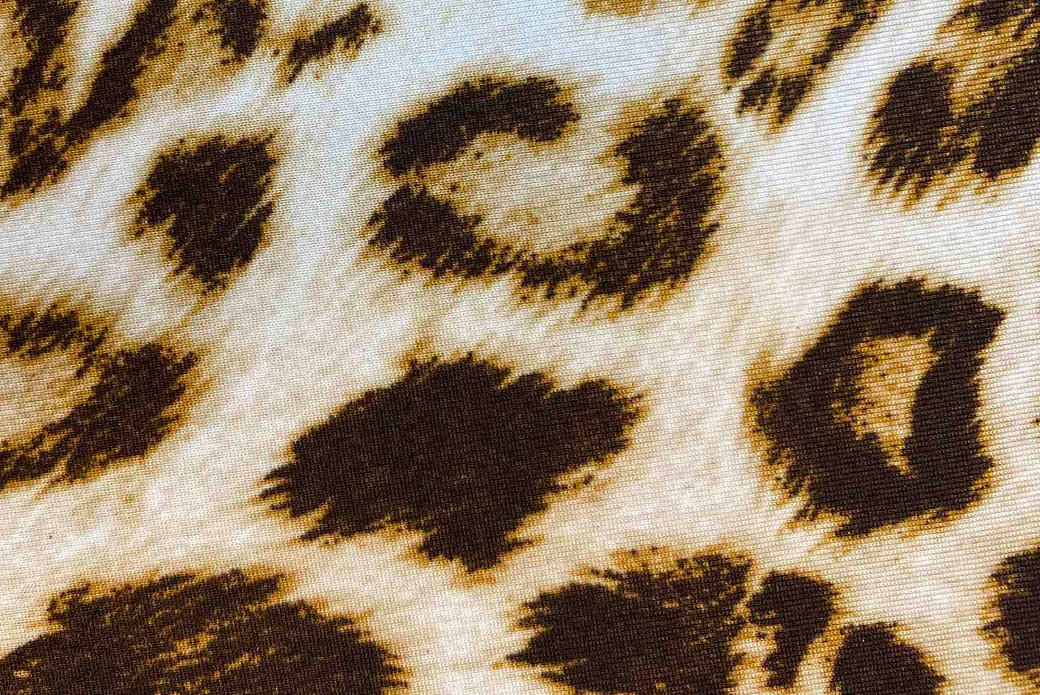 DTY Brushed Animal Print Stretch Knit Fabric - KNT2100-SE20352 - Fabric Selection WS