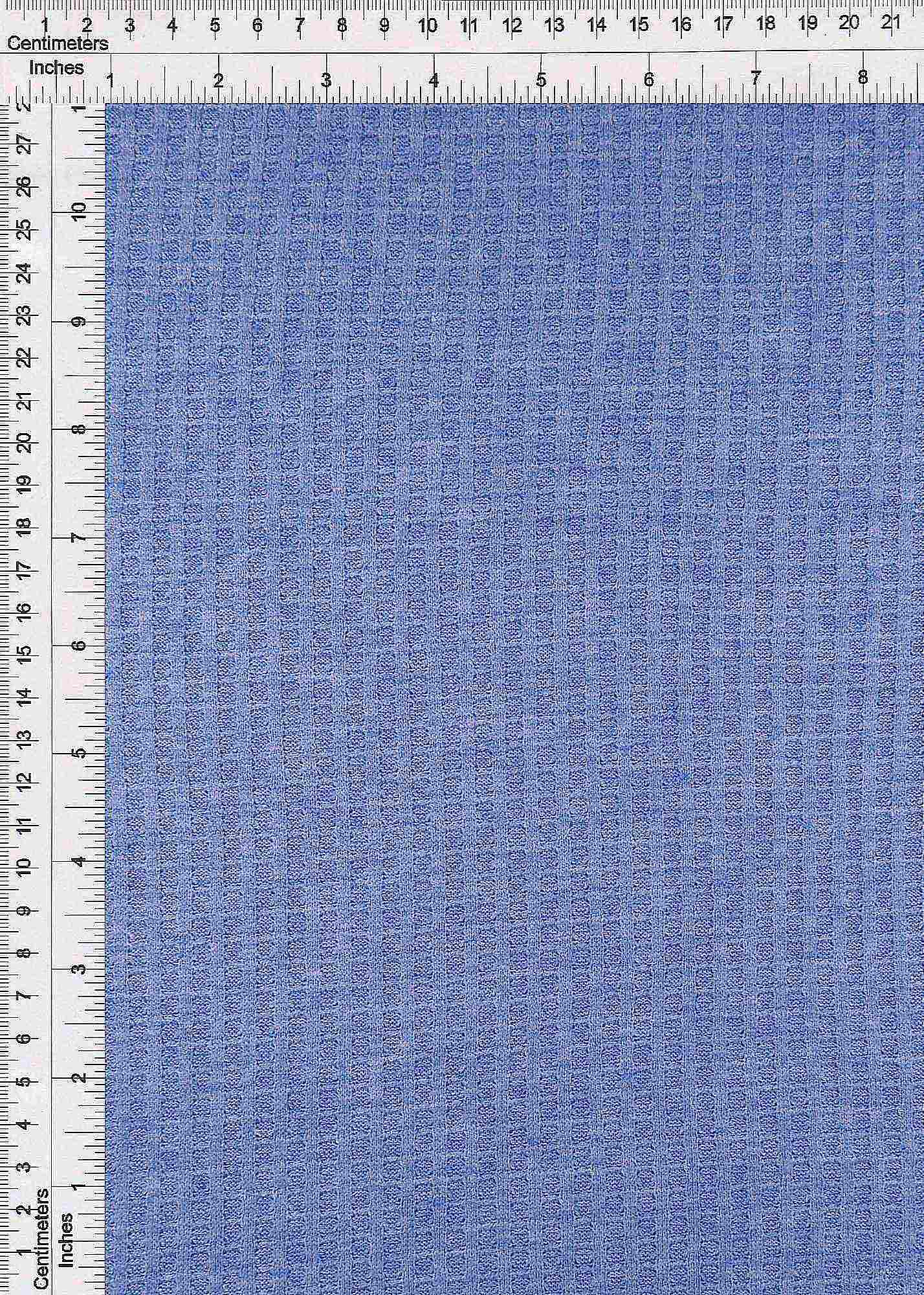 KNT4341 DENIM BLUE BOTTOMS KNIT LOUNGEWEAR MELANGE NO-PRINT NYLON POLYESTER RAYON SOLID SPANDEX STRETCH SWEATER TOPS TUNICS WAFFLE