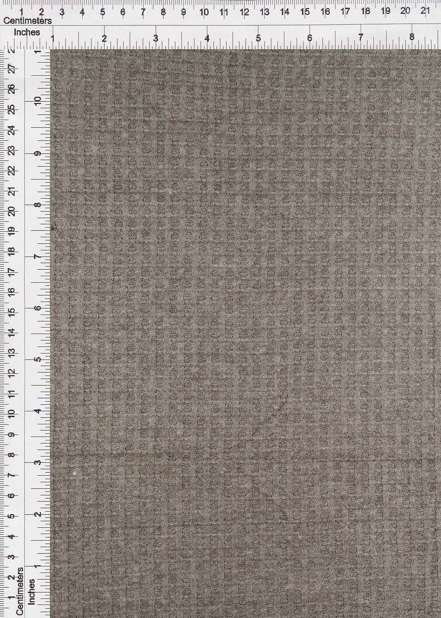 KNT4341 HT.GREY BOTTOMS KNIT LOUNGEWEAR MELANGE NO-PRINT NYLON POLYESTER RAYON SOLID SPANDEX STRETCH SWEATER TOPS TUNICS WAFFLE