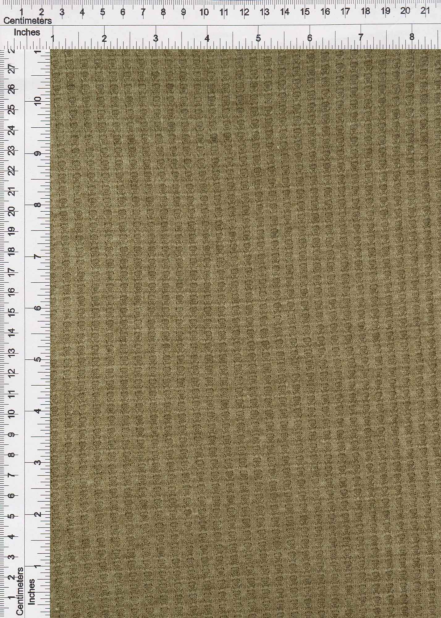 KNT4341 OLIVE BOTTOMS KNIT LOUNGEWEAR MELANGE NO-PRINT NYLON POLYESTER RAYON SOLID SPANDEX STRETCH SWEATER TOPS TUNICS WAFFLE