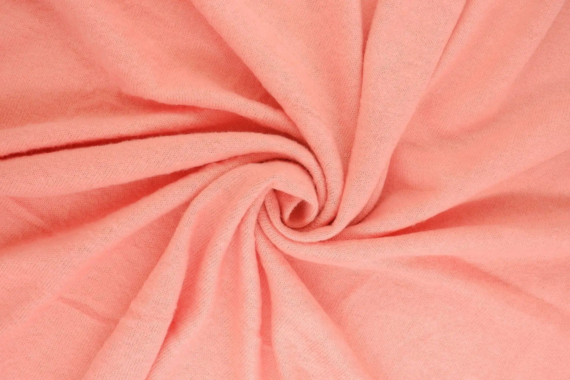 KNT4349 BLUSH DRESS FLEECE KNIT NO-PRINT OUTERWEAR POLYESTER RAYON SOLID SPANDEX STRETCH SWEATER SWEATSHIRT TOPS TUNICS