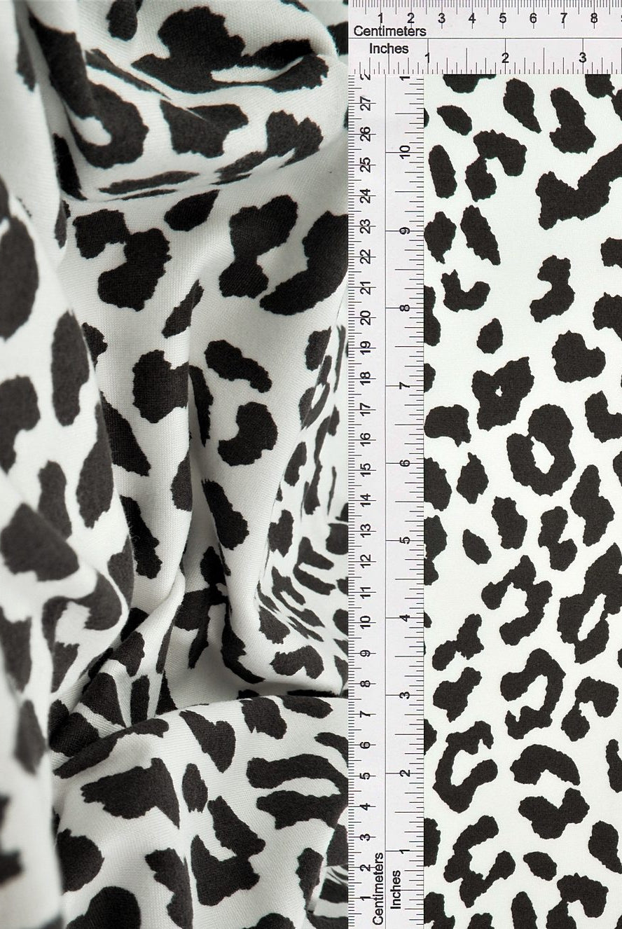 KNT2100-SE30410 CHARCOAL ANIMAL BIKER SHORTS BLOUSE BODYSUIT BOTTOMS CAMI DRESS DTY BRUSHED KNIT LOUNGEWEAR PANTS POLYESTER PRINT SKIRTS SPANDEX STRETCH TOPS TUNICS