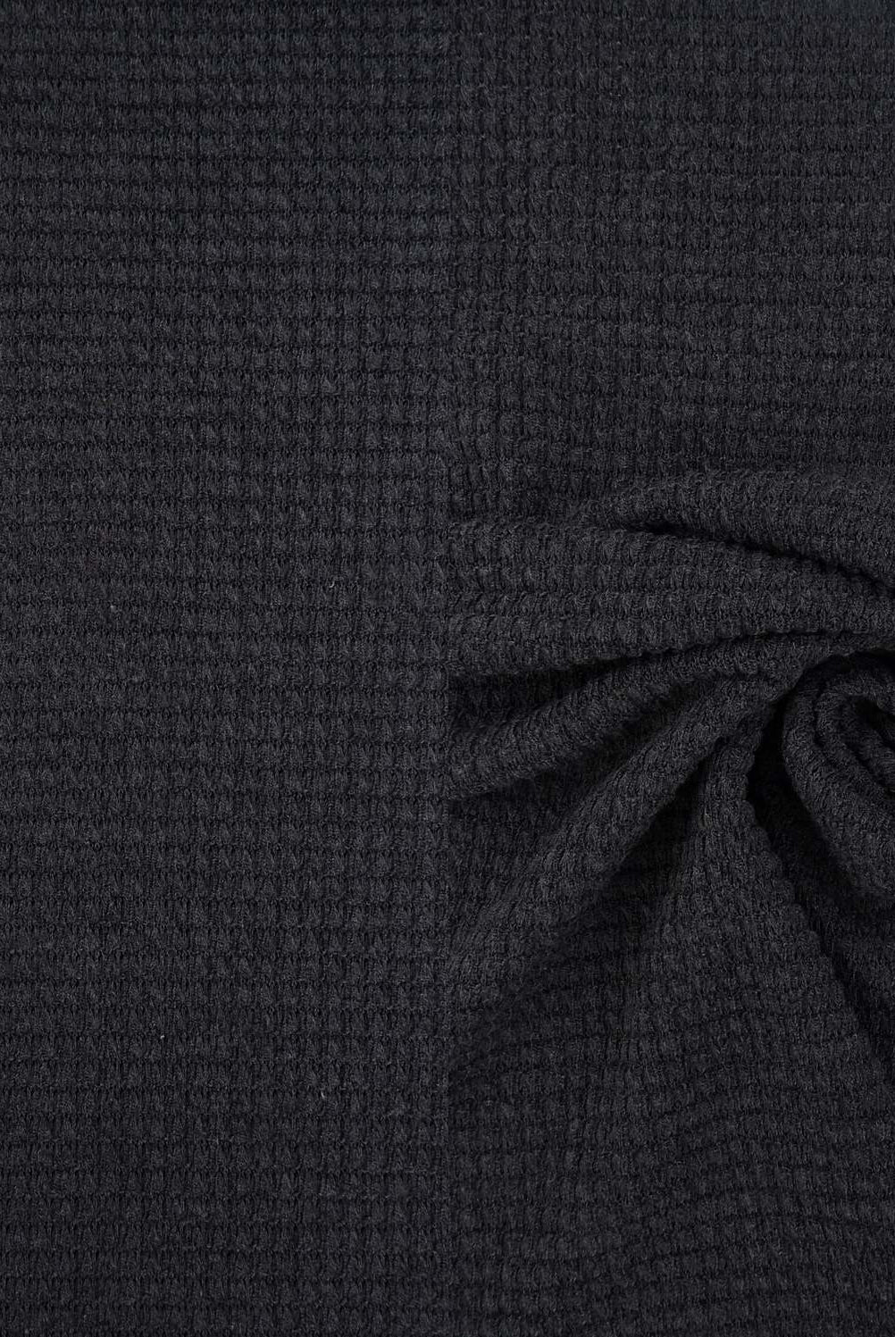 KNT4190 CHARCOAL ACTIVEWEAR BOTTOMS CAMI DRESS KNIT LOUNGEWEAR NO-PRINT POLYESTER RAYON SOLID SPANDEX STRETCH SWEATER TOPS TUNICS WAFFLE