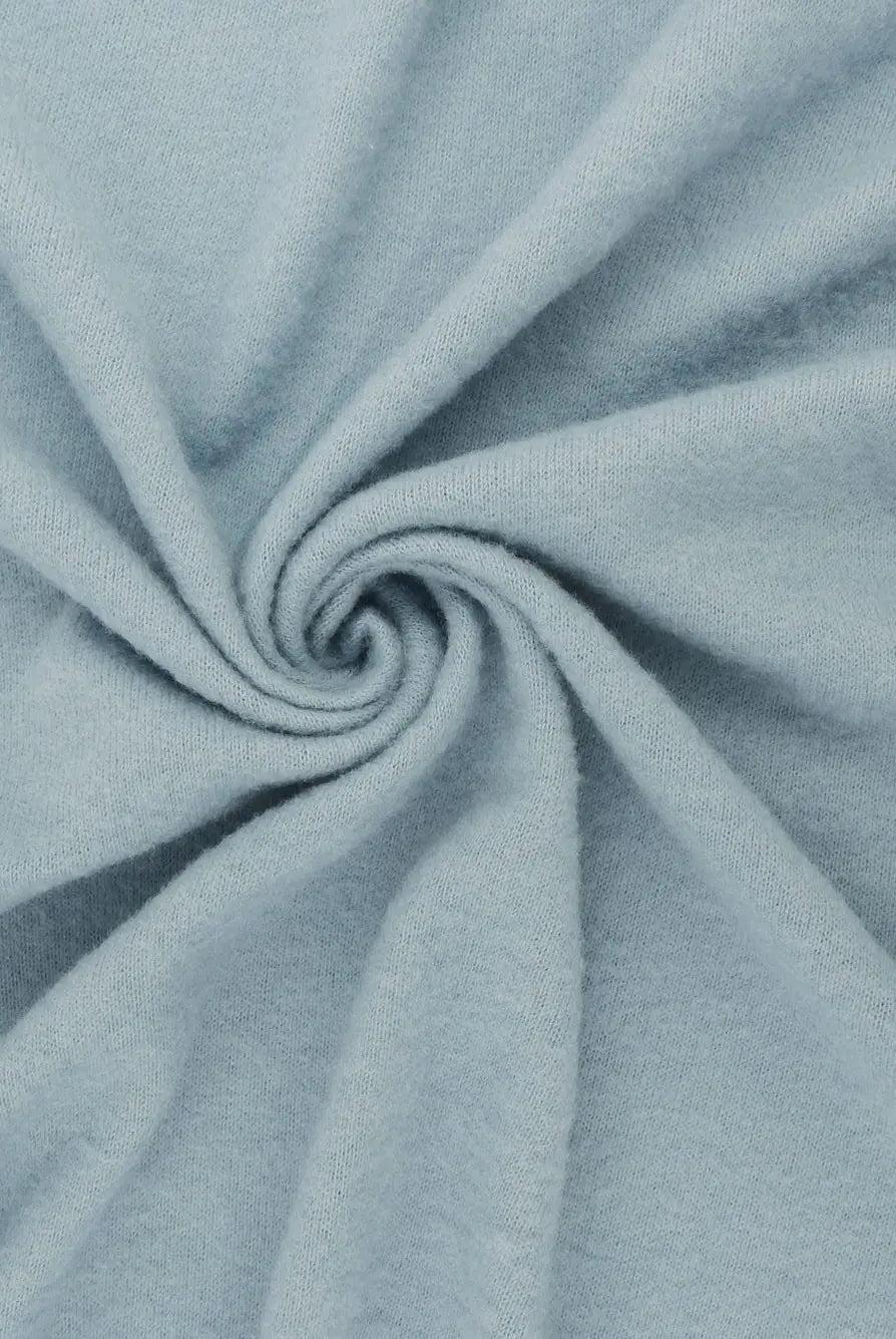 KNT4205 BLUE LT BLUE BODYSUIT BOTTOMS CASHMERE DRESS KNIT LOUNGEWEAR NO-PRINT OUTERWEAR PANTS POLYESTER RAYON SKIRTS SOLID SPANDEX STRETCH SWEATER SWEATSHIRT T-SHIRT TUNICS