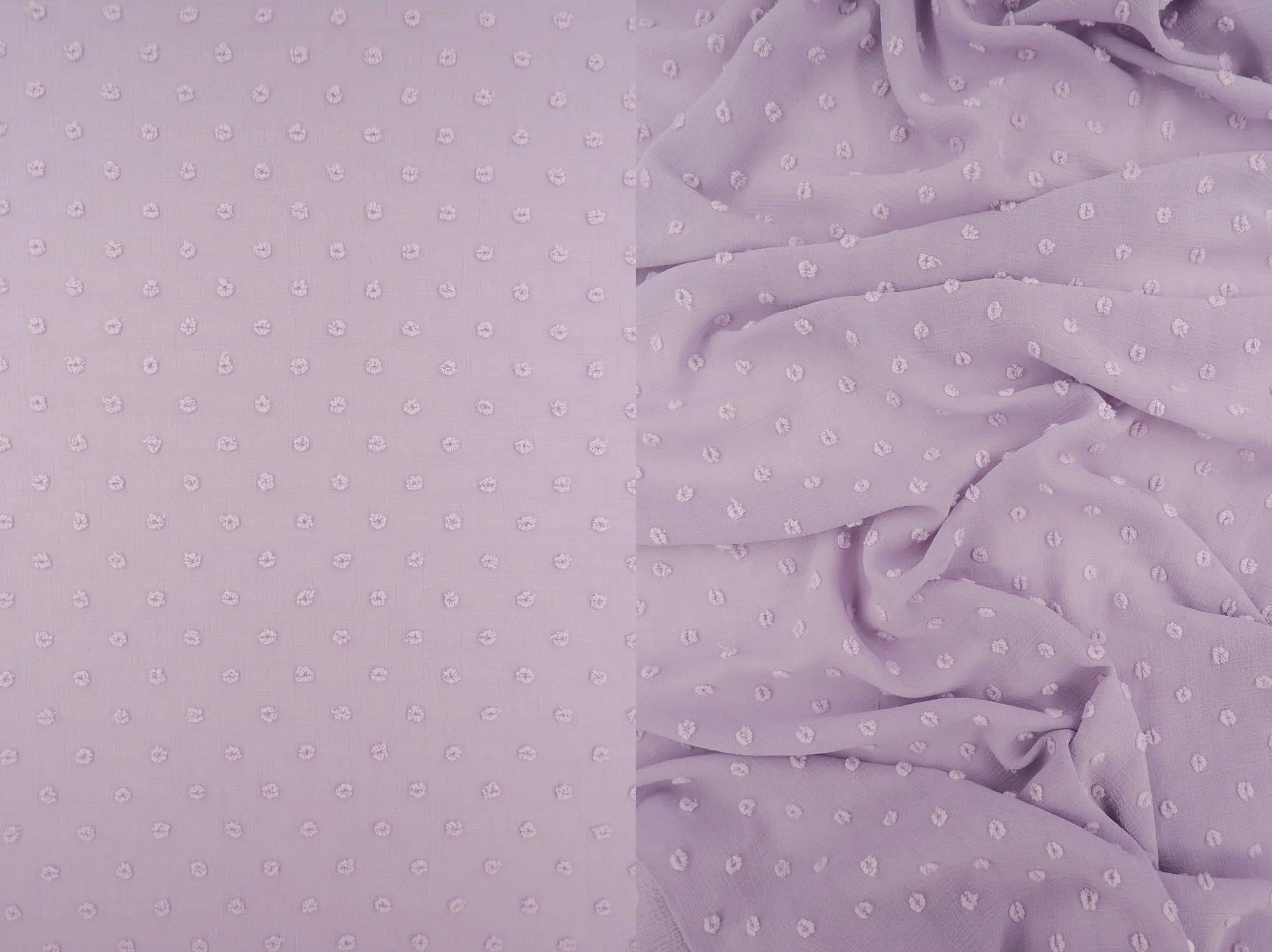 HIMLT-4220 LAVENDER BLOUSE BODYSUIT BOTTOMS CAMI DRESS HI-MULTI LAVANDER NO-PRINT NON STRETCH PANTS POLYESTER PURPLE SKIRTS SOLID SWISS DOT TOPS VIOLET WOVEN