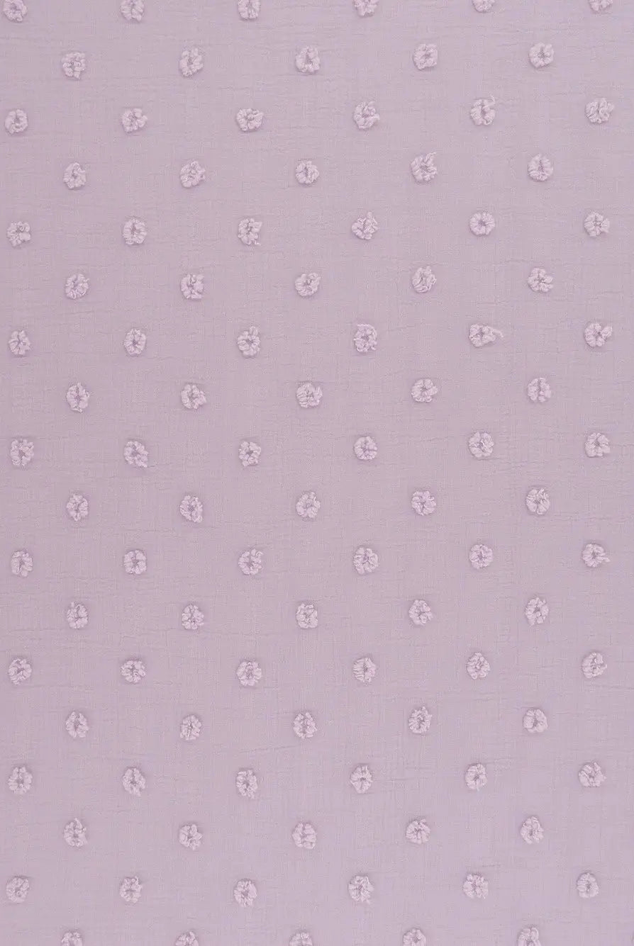 HIMLT-4220 LAVENDER BLOUSE BODYSUIT BOTTOMS CAMI DRESS HI-MULTI LAVANDER NO-PRINT NON STRETCH PANTS POLYESTER PURPLE SKIRTS SOLID SWISS DOT TOPS VIOLET WOVEN
