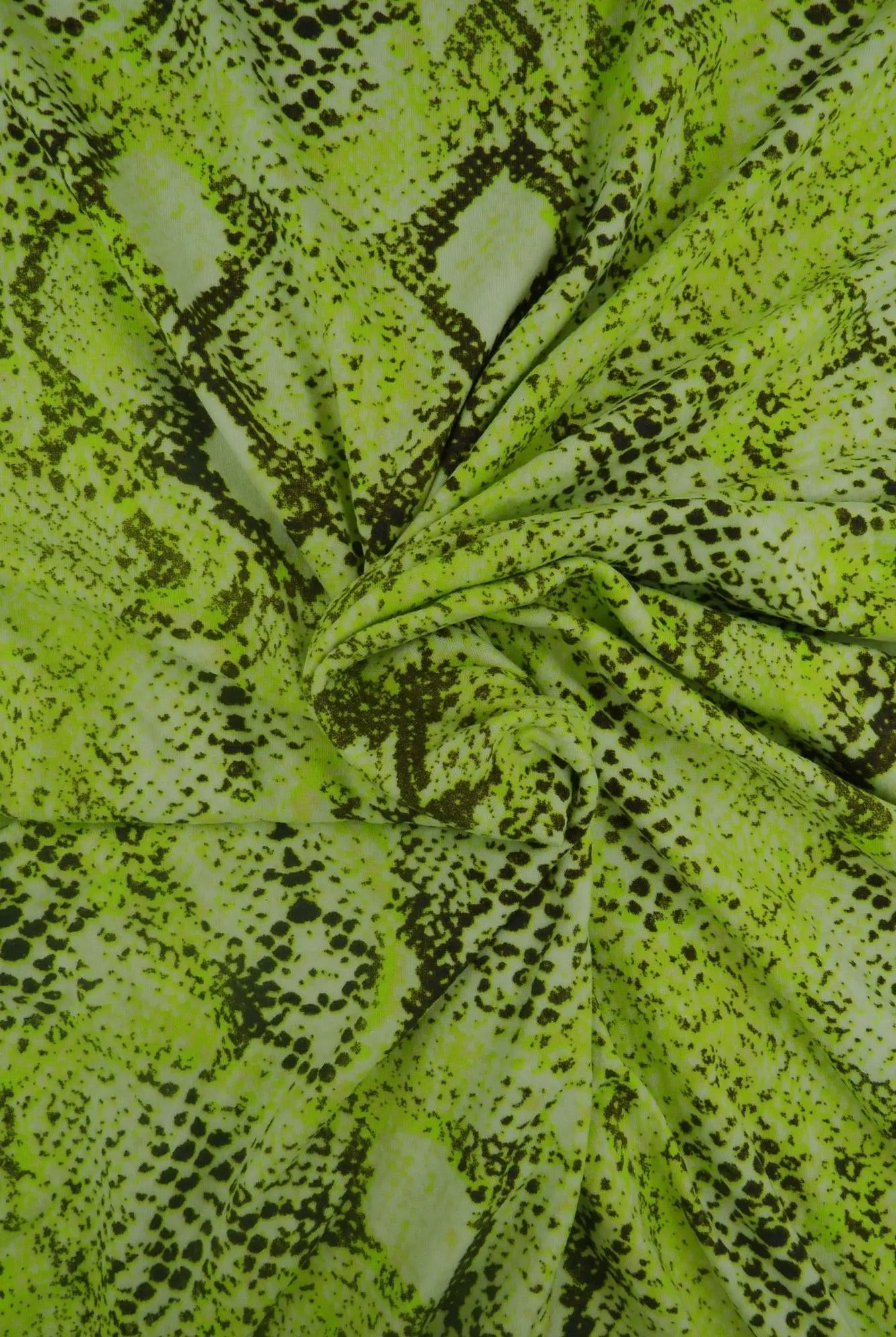 KNT2100-MS00517 LIME NEON BIKER SHORTS BLOUSE BODYSUIT CAMI DRESS DTY BRUSHED GREEN KNIT LOUNGEWEAR PANTS POLYESTER PRINT SKIRTS SNAKE SPANDEX STRETCH T-SHIRT TOPS TUNICS