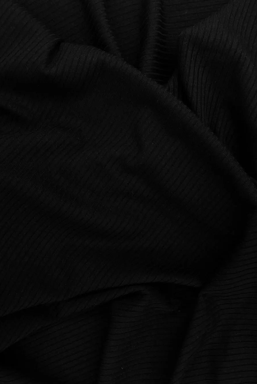KNT4399 BLACK ACTIVEWEAR BIKER SHORTS BOTTOMS CAMI DRESS KNIT LOUNGEWEAR NO-PRINT PANTS POLYESTER RAYON RIBBED 4X2 SKIRTS SOLID SPANDEX STRETCH TOPS TUNICS