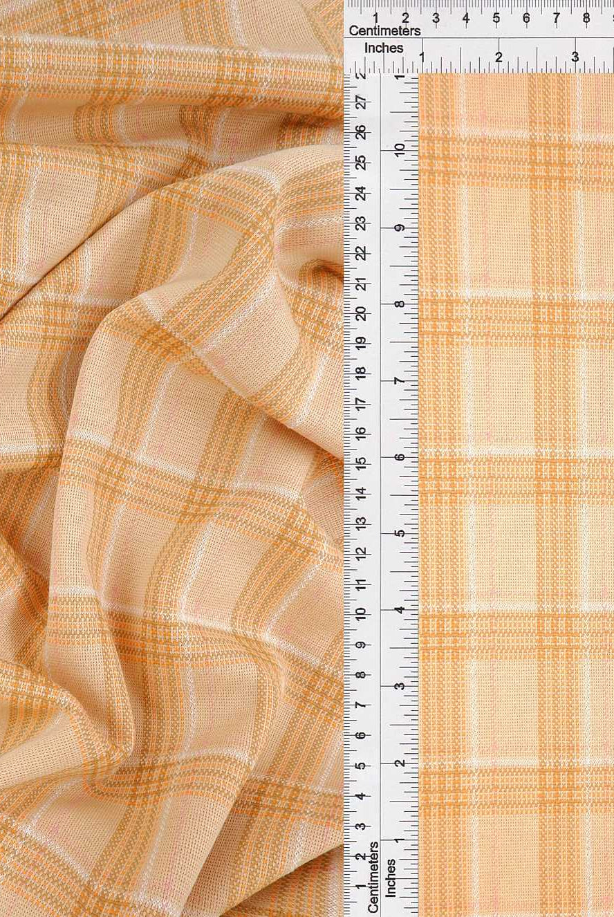KNT4406 ORANGE LT BOTTOMS CAMI DOUBLE KNIT DRESS JACQUARD OUTERWEAR PANTS PLAID POLYESTER RAYON SKIRTS SOLID-B SPANDEX STRETCH TOPS TUNICS YARN DYED