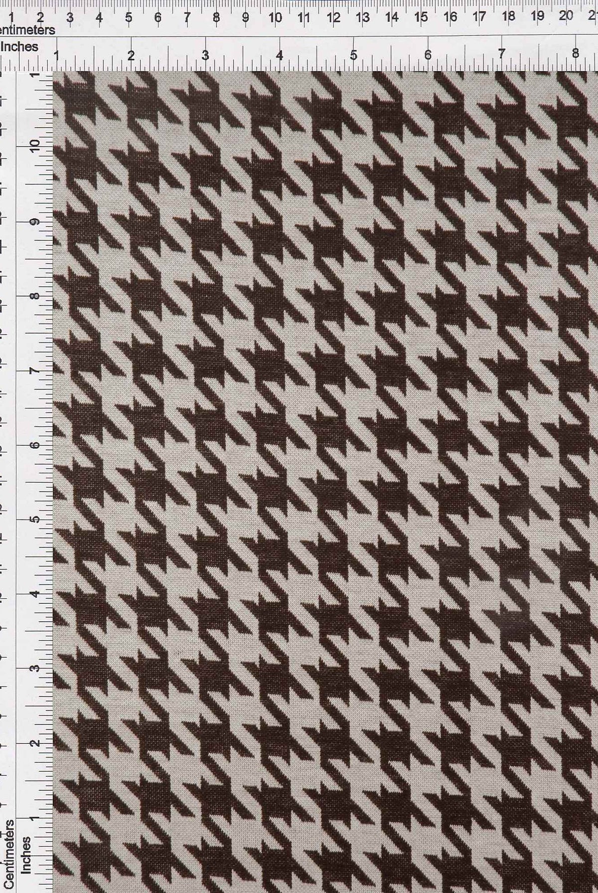 KNT4142 WHITE/BROWN DK BODYSUIT DRESS HERRINGBONE HOUNDSTOOTH JACQUARD KNIT PANTS POLYESTER SKIRTS SOLID-B SPANDEX STRETCH TUNICS YARN DYED