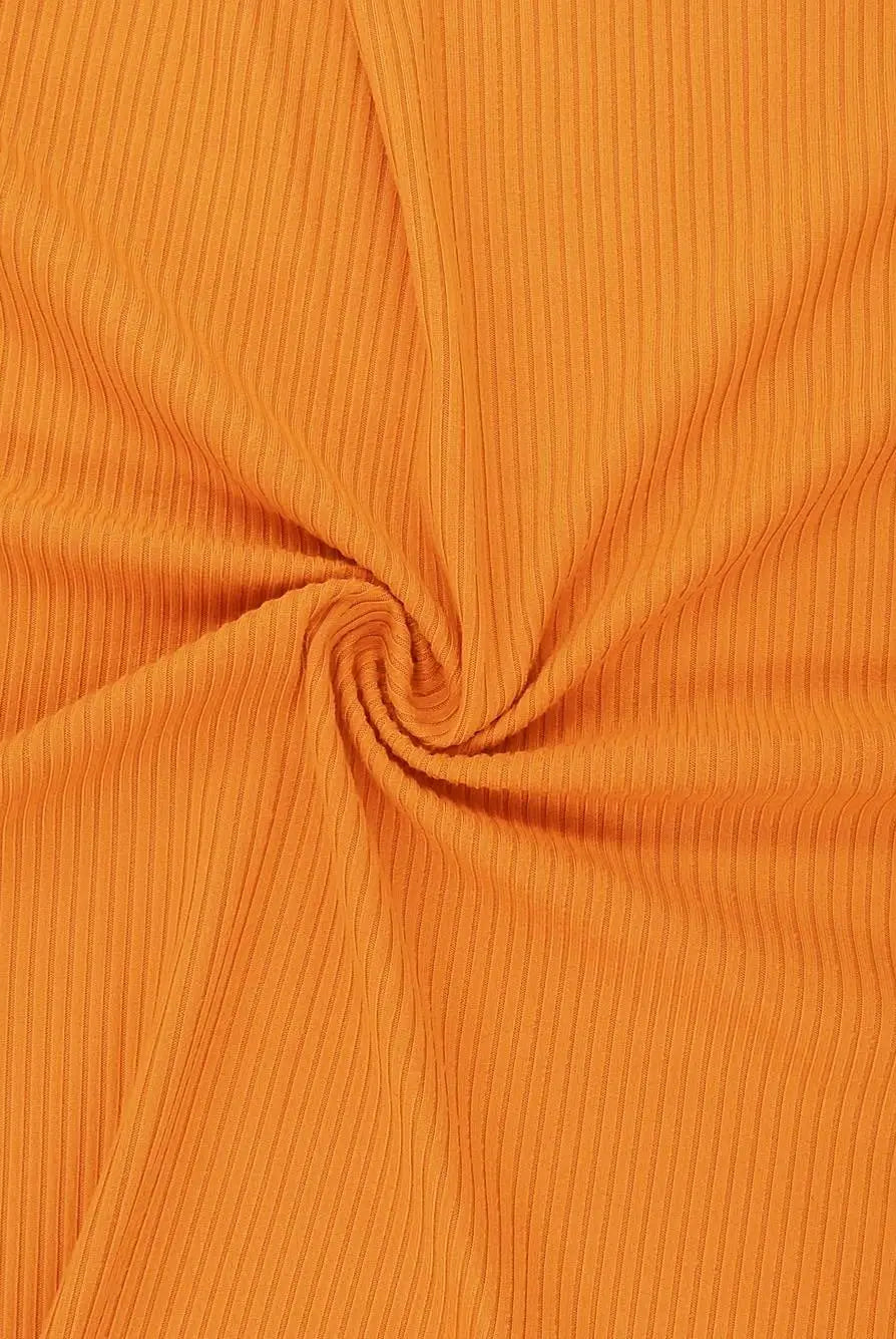 KNT4151 MUSTARD LT BODYSUIT DRESS KNIT LOUNGEWEAR NO-PRINT POLYESTER RIB 4X2 SOLID-B SPANDEX STRETCH TOPS YELLOW YUMMY