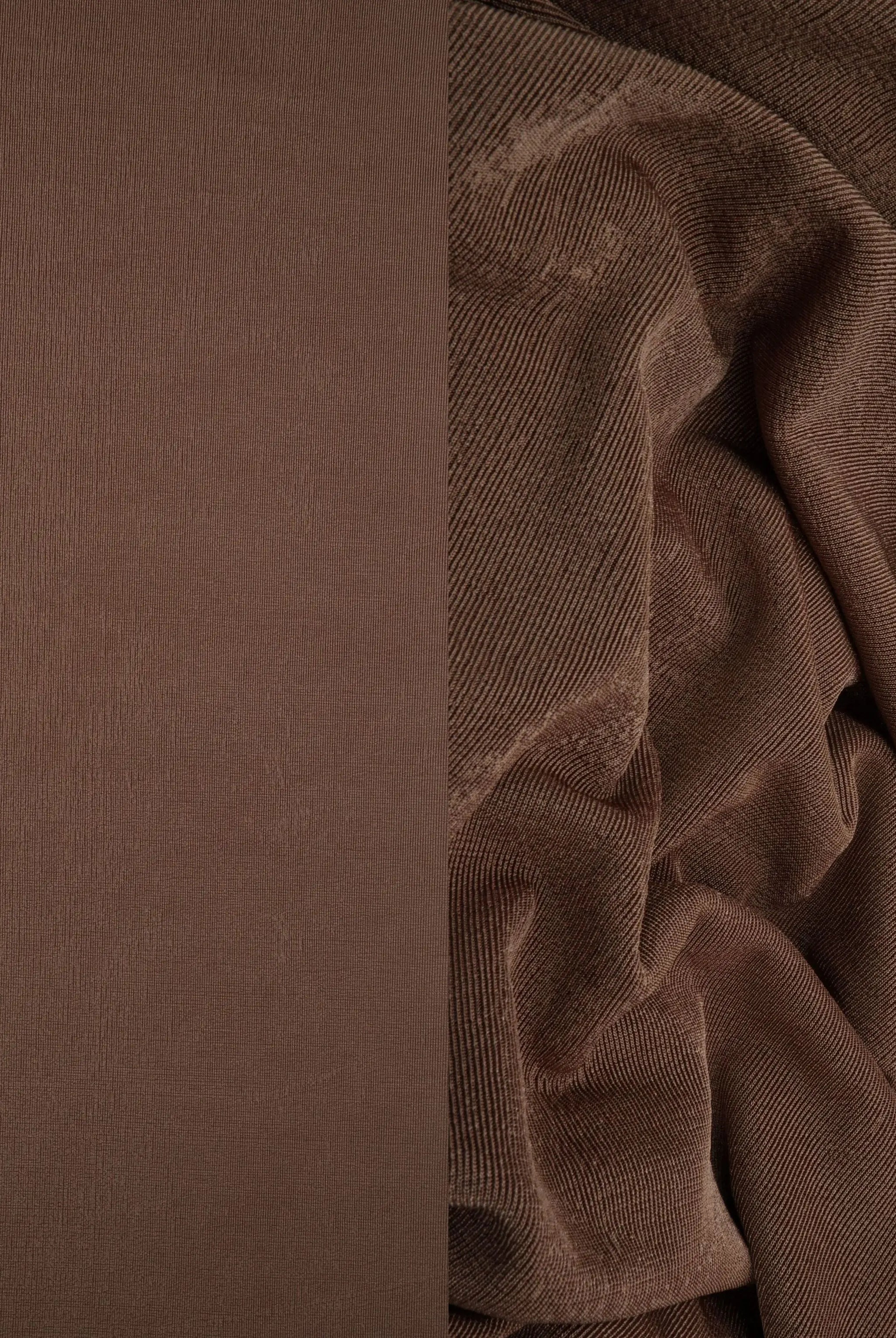 KNT3963 BROWN BIKER SHORTS BODYSUIT BOTTOMS CAMI DRESS KNIT LOUNGEWEAR NO-PRINT PANTS POLYESTER RIBBED 1X1 SLINKY SOLID SPANDEX STRETCH T-SHIRT TOPS TUNICS