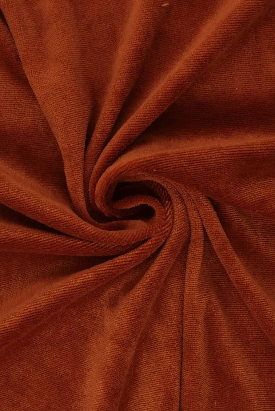 KNT4421 RUST BOTTOMS DRESS KNIT LOUNGEWEAR NO-PRINT OUTERWEAR PANTS POLYESTER SKIRTS SOLID SPANDEX STRETCH SWEATER TUNICS VELOUR