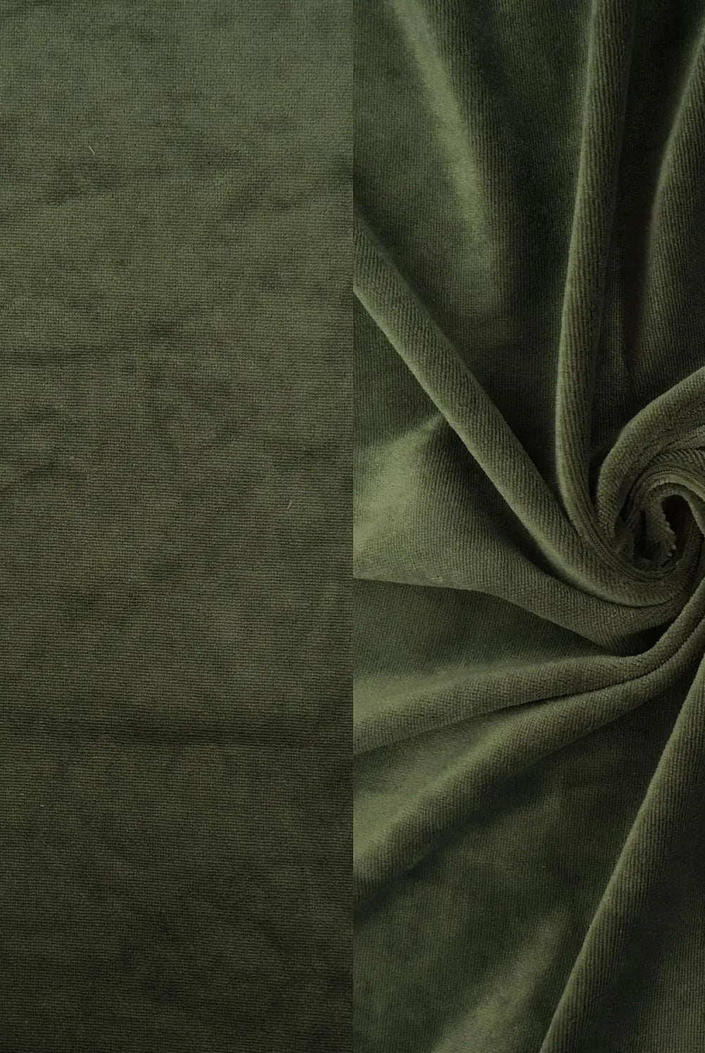 KNT4421 OLIVE VINTAGE BOTTOMS DRESS KNIT LOUNGEWEAR NO-PRINT OUTERWEAR PANTS POLYESTER SKIRTS SOLID SPANDEX STRETCH SWEATER TUNICS VELOUR