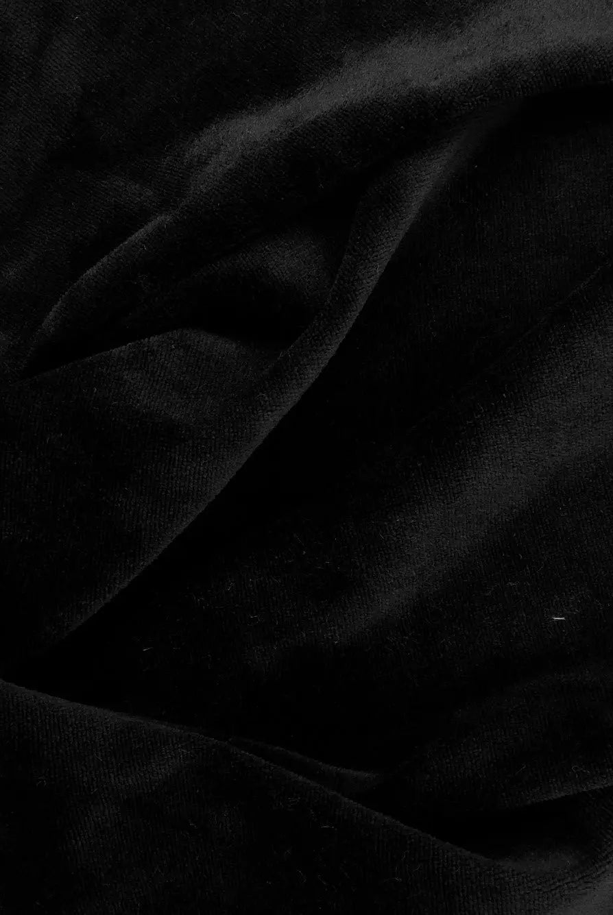 KNT4421 BLACK BOTTOMS DRESS KNIT LOUNGEWEAR NO-PRINT OUTERWEAR PANTS POLYESTER SKIRTS SOLID SPANDEX STRETCH SWEATER TUNICS VELOUR