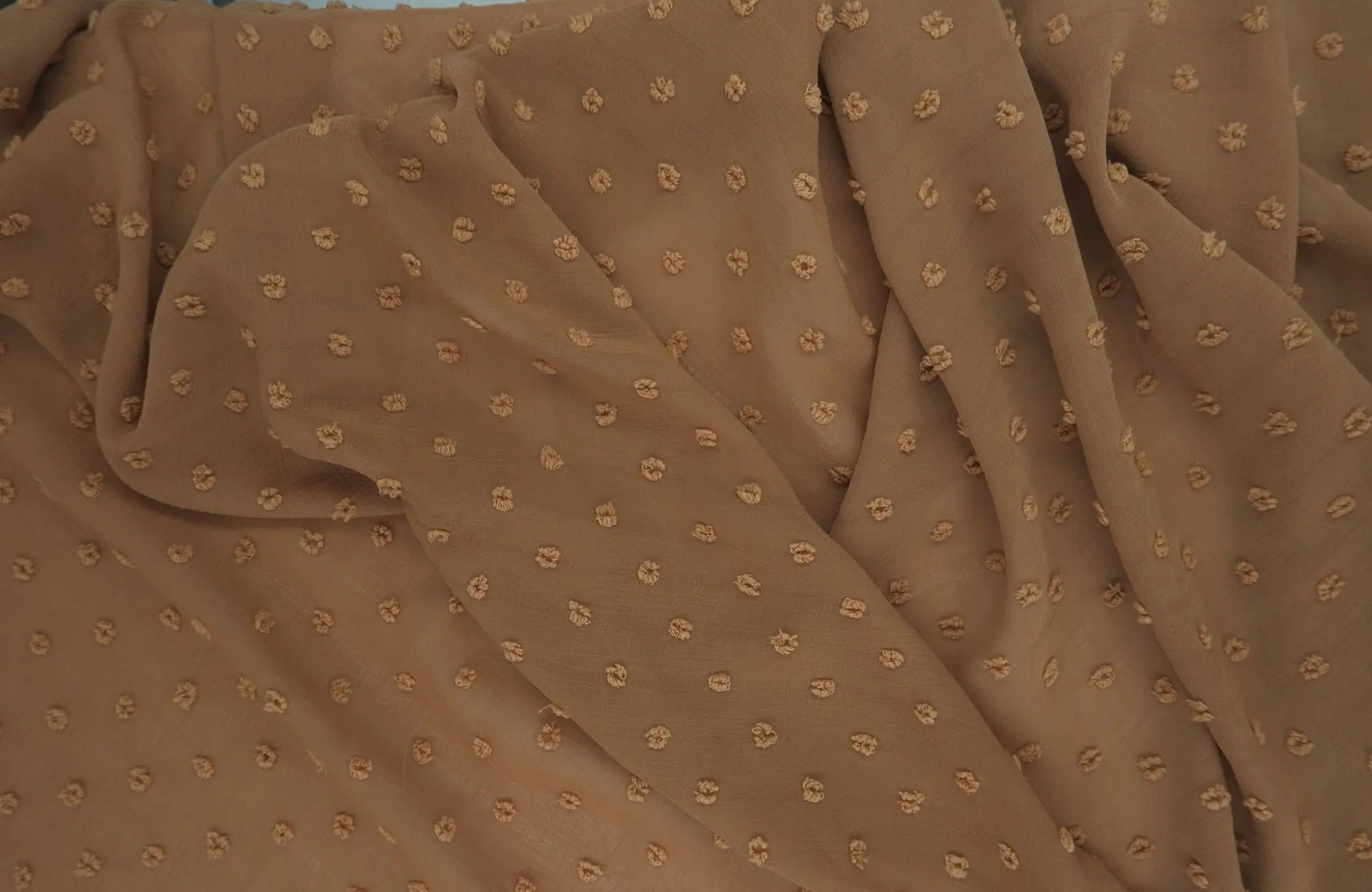 HIMLT-4220 CARAMEL BLOUSE BODYSUIT BOTTOMS BROWN CAMI CREAM DRESS HI-MULTI NO-PRINT NON STRETCH PANTS POLYESTER SKIRTS SOLID SWISS DOT TOPS WOVEN