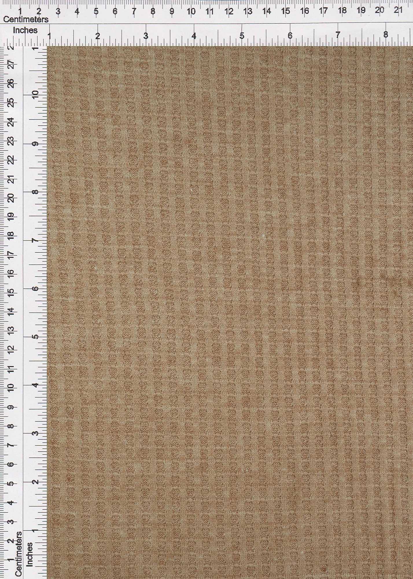KNT4341 CAMEL BOTTOMS KNIT LOUNGEWEAR MELANGE NO-PRINT NYLON POLYESTER RAYON SOLID SPANDEX STRETCH SWEATER TOPS TUNICS WAFFLE