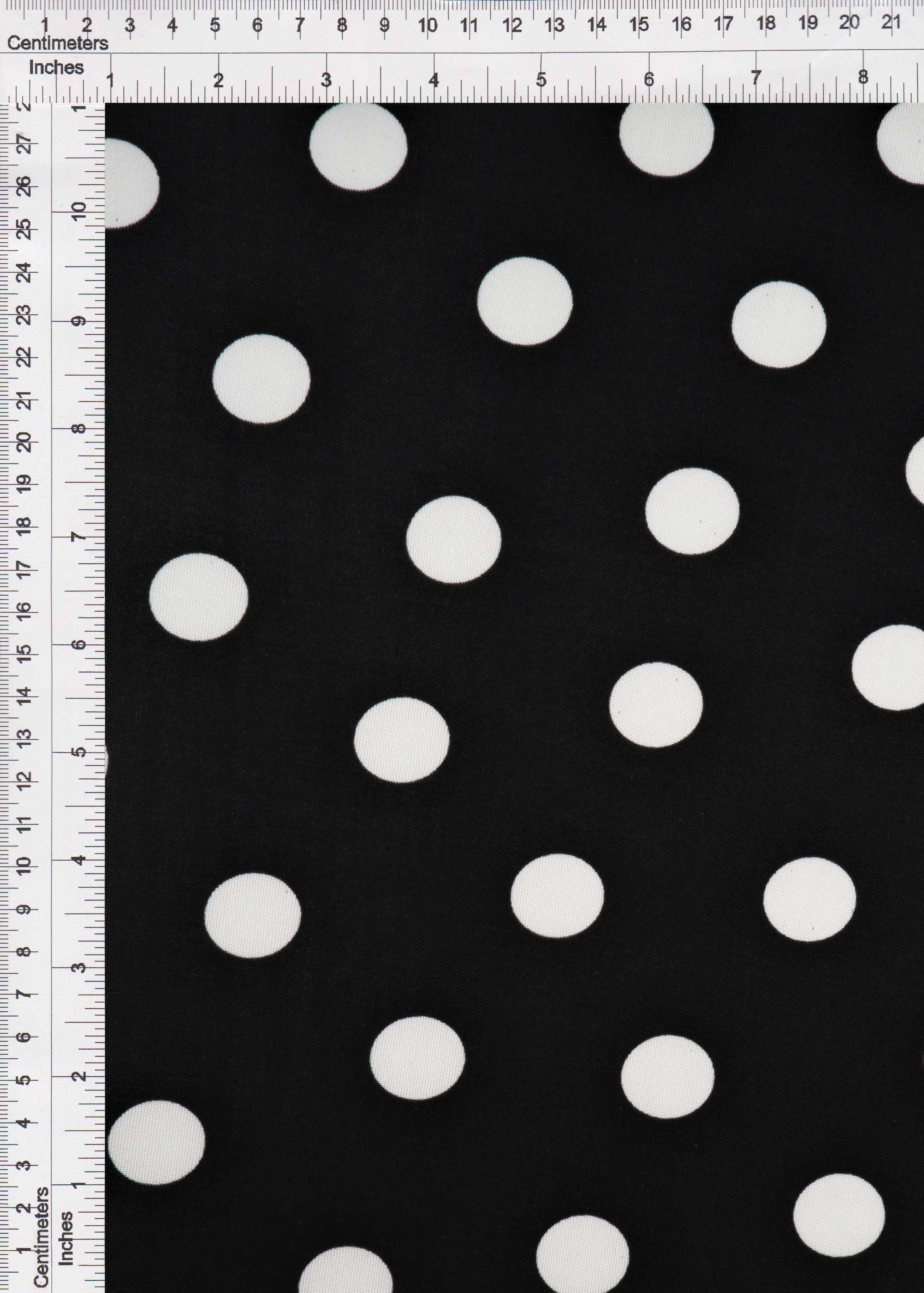 Ribbed Polka Dot Stretch Knit Fabric - KNT3963-DU1960 - Fabric Selection WS