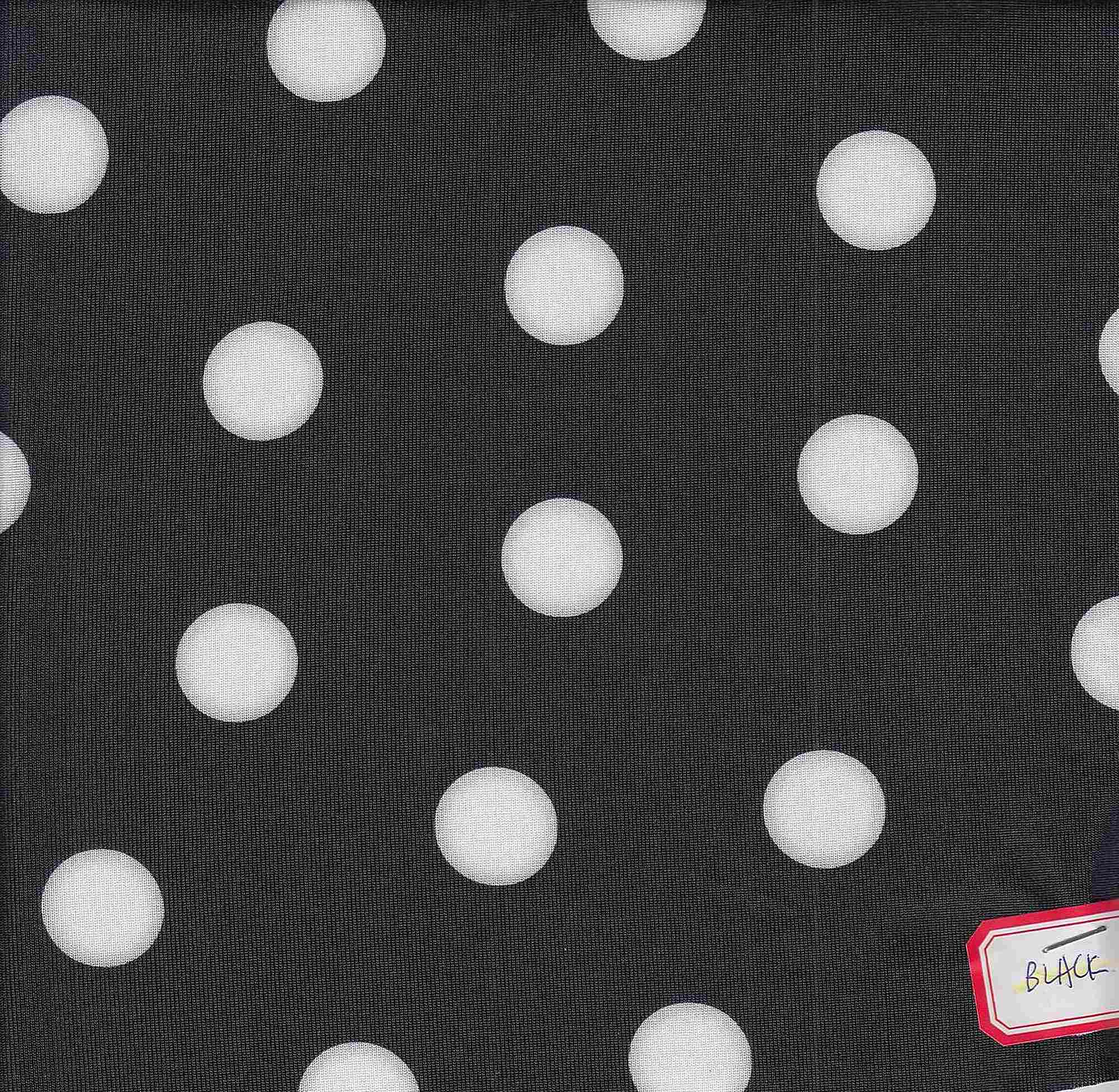 Ribbed Polka Dot Stretch Knit Fabric - KNT3963-DU1960 - Fabric Selection WS