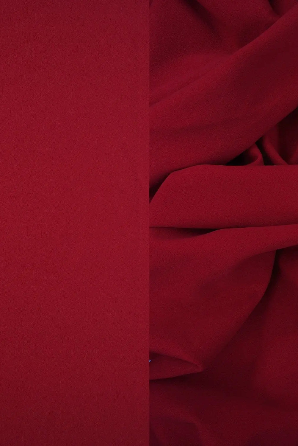 TECH-3311 RED 2 BODYSUIT BOTTOMS CAMI CREPON DRESS KNIT NO-PRINT PANTS POLYESTER RED SKIRTS SOLID SPANDEX SUBLIMATION TECHNO CREPE TOPS TUNICS