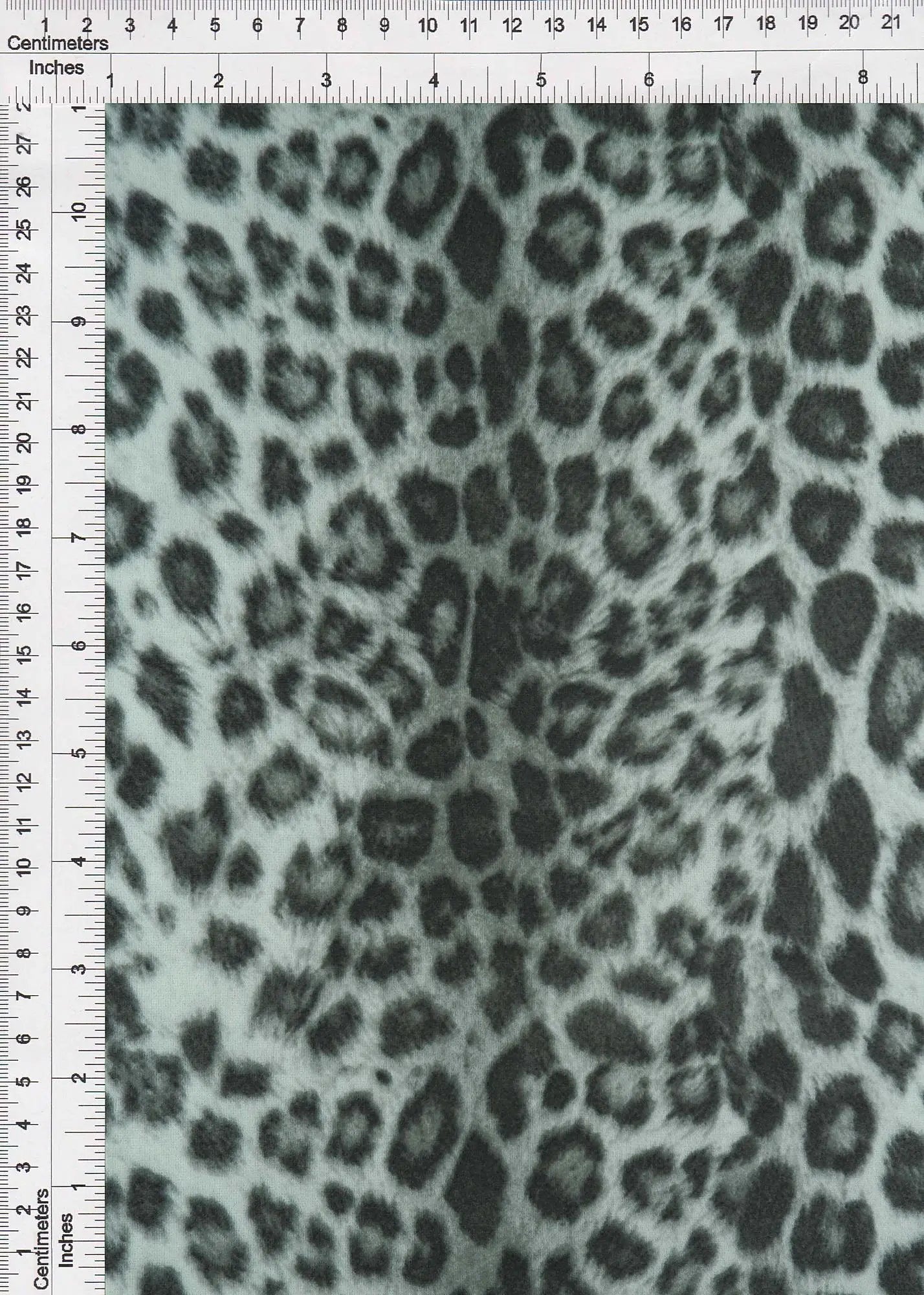 KNT3971-SE41227 GREY/CHARCOAL ANIMAL BLOUSE CHEETAH CREPE DRESS KNIT LEOPARD POLYESTER PRINT SKIRTS SPANDEX STRETCH TECHNO TOPS