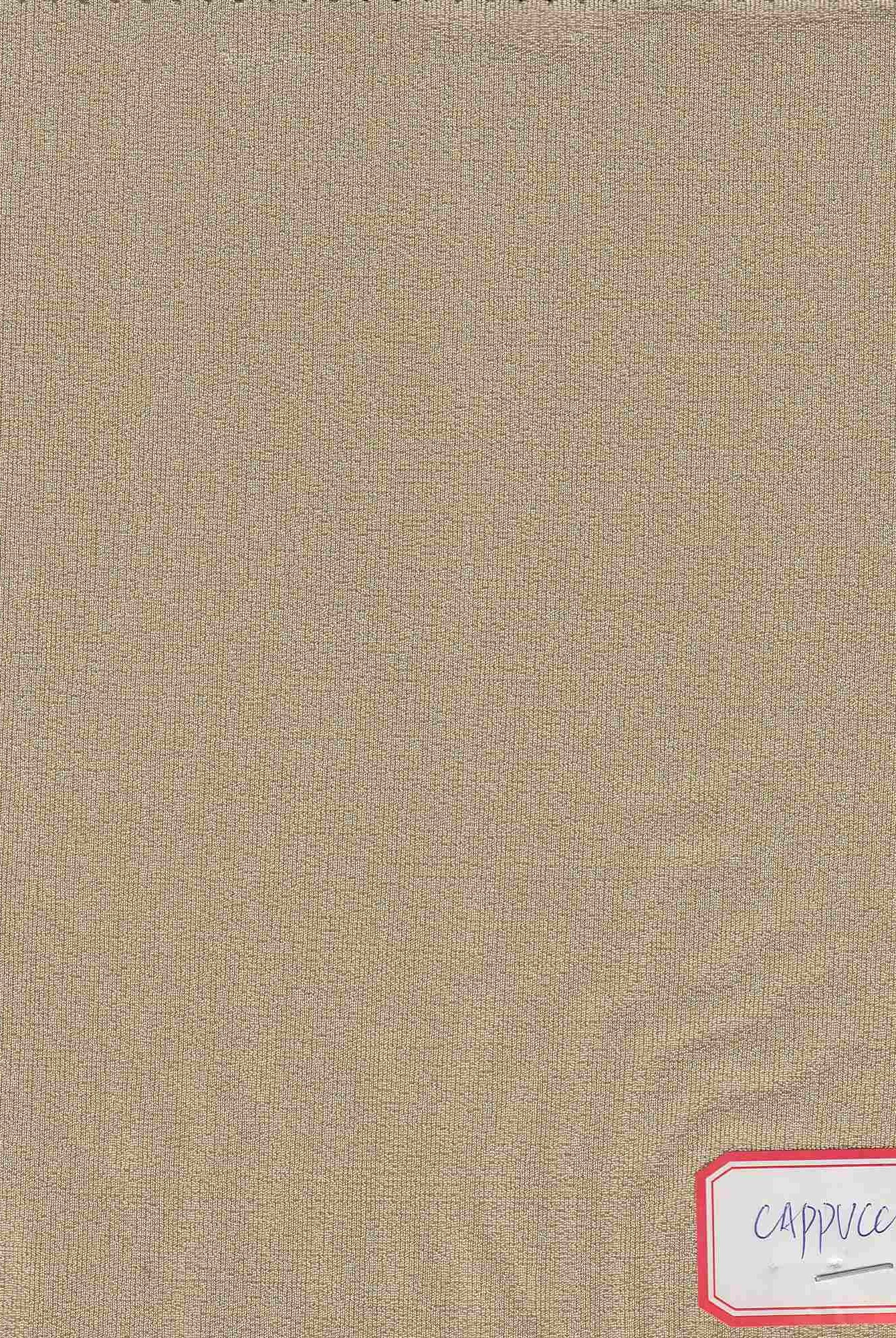 KNT3963 CAPPUCCINO 16-1120TCX BIKER SHORTS BLOUSE BODYSUIT BOTTOMS BROWN CAMI DRESS KNIT LOUNGEWEAR NO-PRINT PANTS POLYESTER PRINT-B RIBBED 1X1 SKIRTS SLINKY SOLID SPANDEX STRETCH T-SHIRT TOPS TUNICS