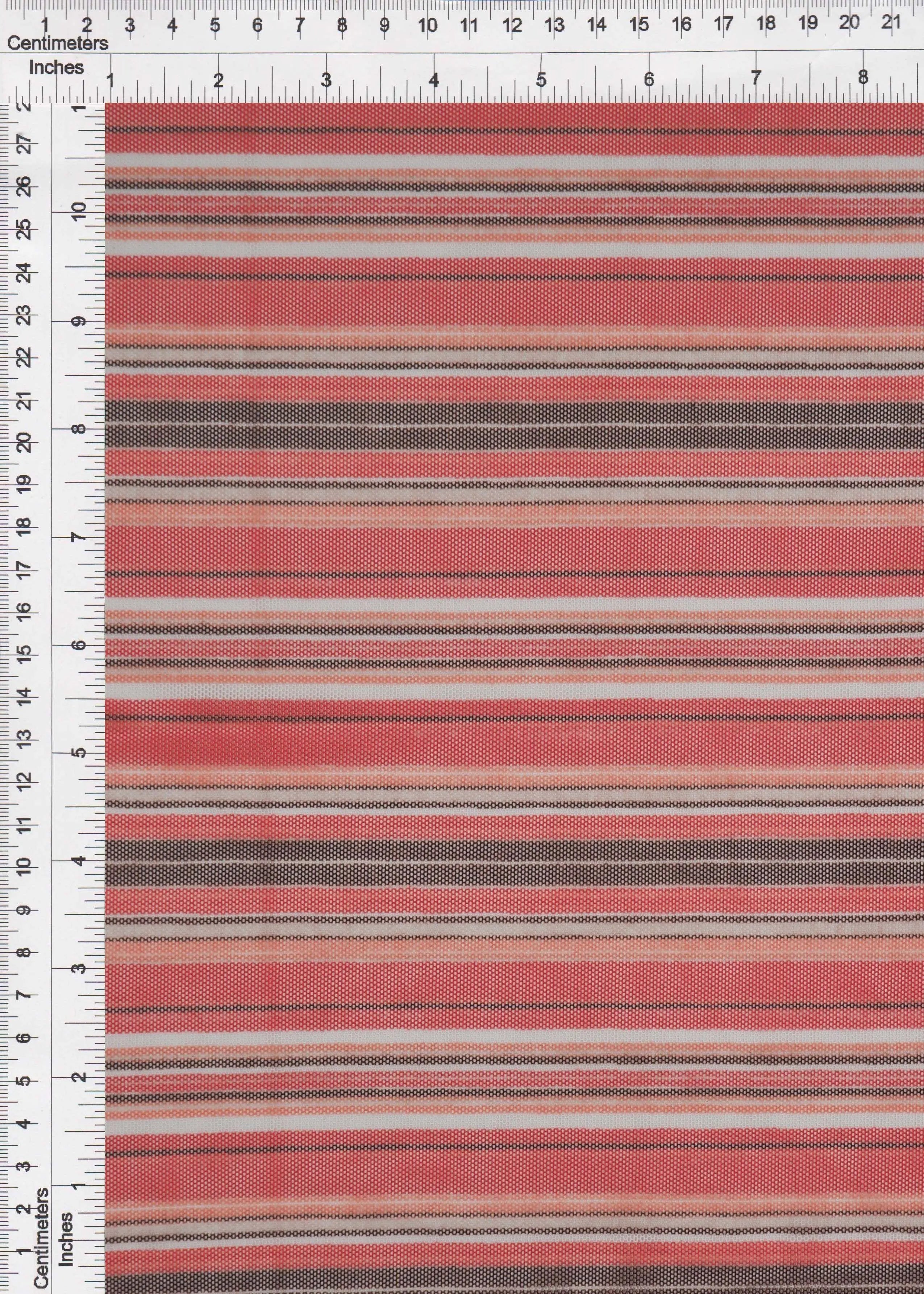 MESH-SE805160 SPICE/BROWN BLOUSE BODYSUIT CAMI FLOCKING LOUNGEWEAR MESH POLYESTER PRINT SPANDEX STRETCH STRIPE TOPS TUNICS