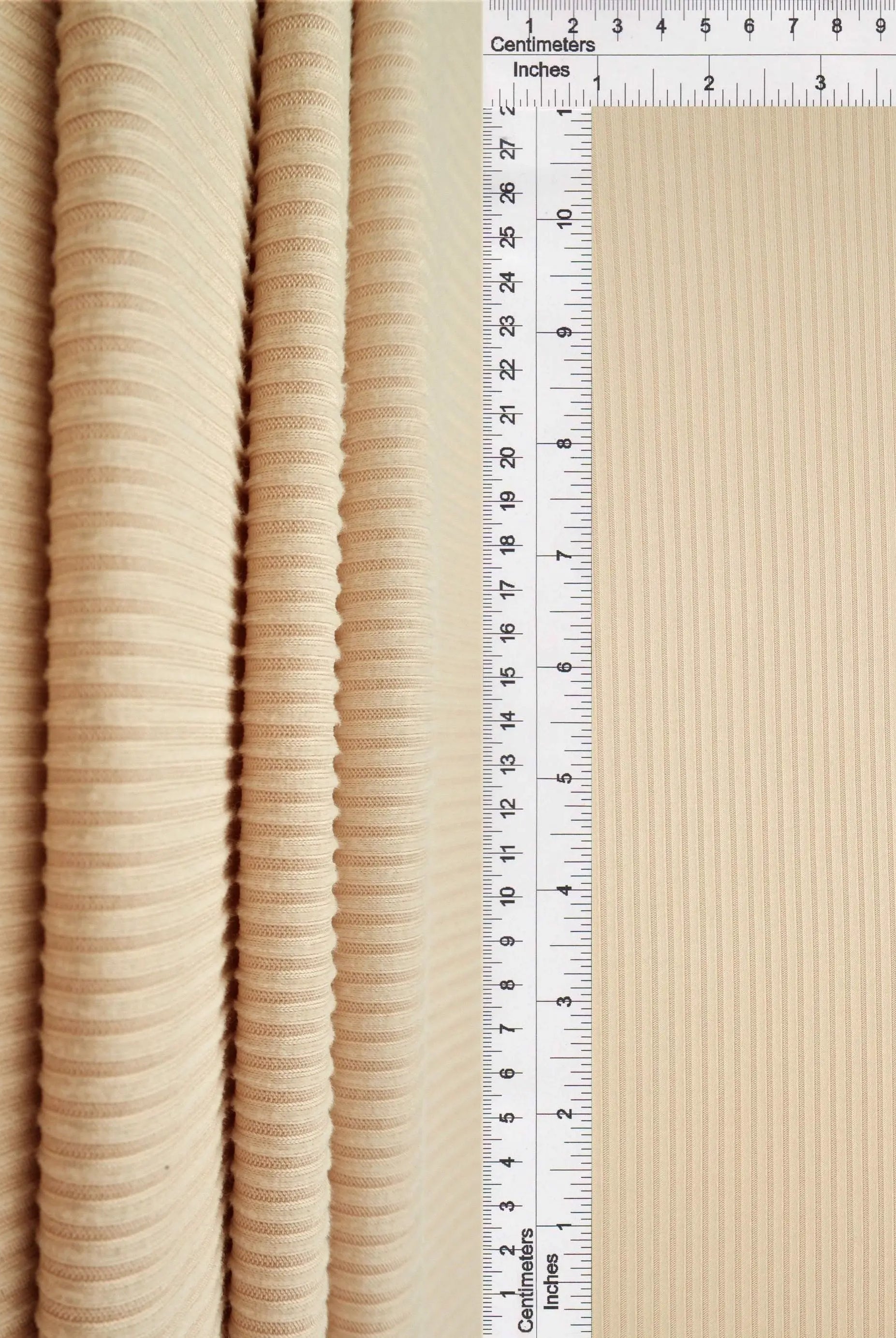 KNT4151 SAND BODYSUIT CREAM DRESS KNIT LOUNGEWEAR NO-PRINT POLYESTER RIB 4X2 SOLID-B SPANDEX STRETCH TOPS YUMMY