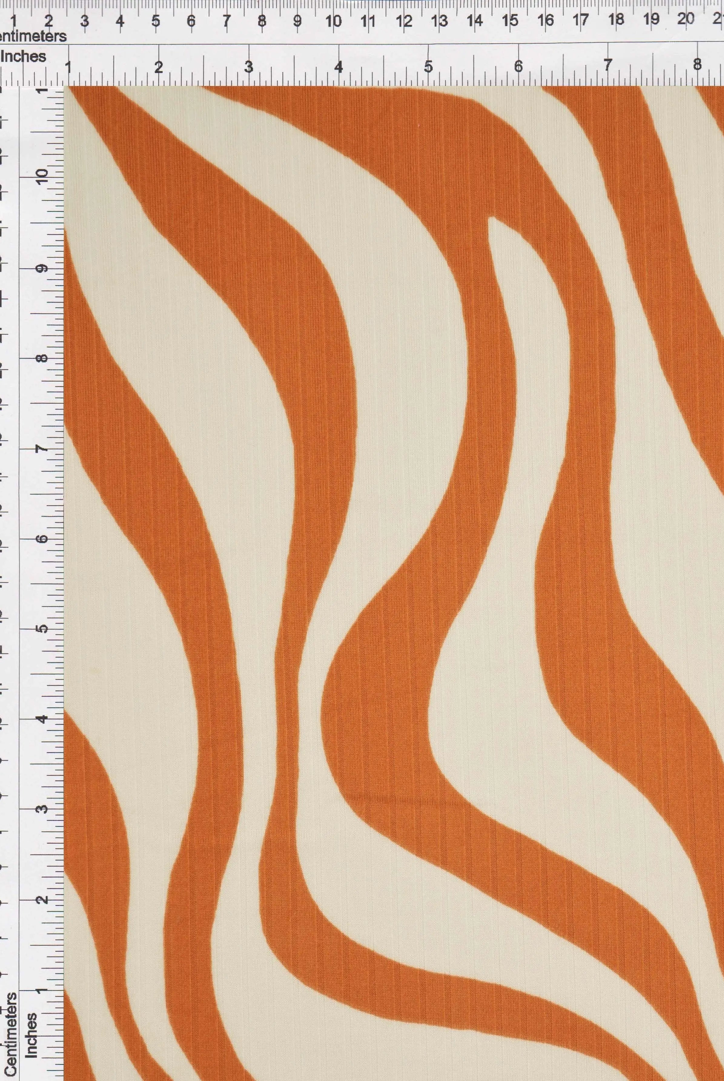 KNT4135-MS10129 MANGO ABSTRACT BIKER SHORTS BODYSUIT BOTTOMS CAMI DRESS IVORY KNIT LOUNGEWEAR ORANGE PANTS POLYESTER PRINT RIBBED 8X3 SPANDEX STRETCH SUBLIMATION T-SHIRT TOPS TUNICS ZEBRA