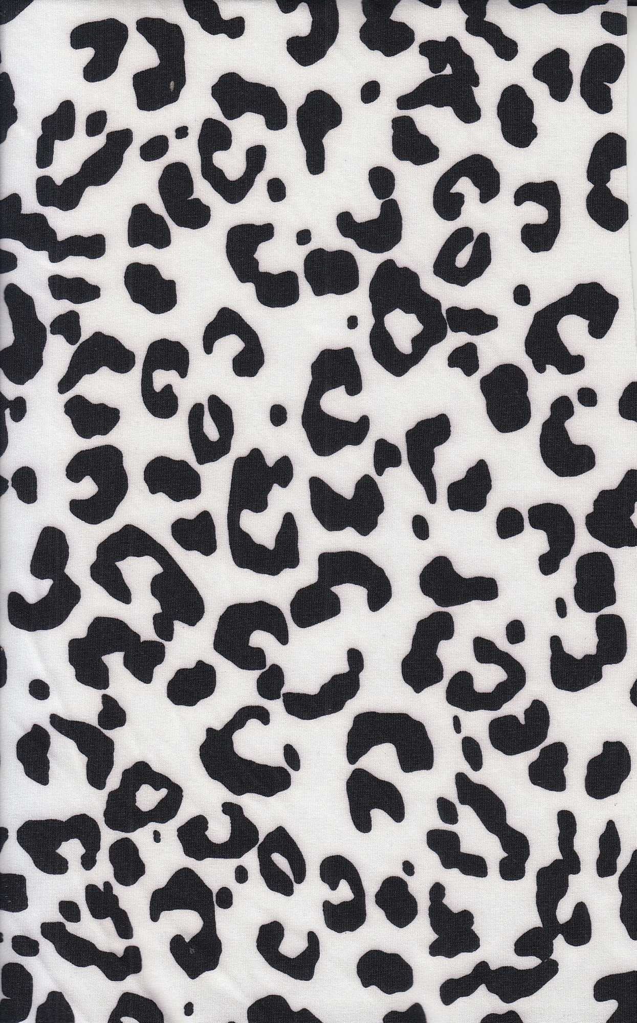 KNT1389-Q10720 IVORY/BLACK ACTIVEWEAR ANIMAL BIKER SHORTS BODYSUIT BOTTOMS CAMI DRESS KNIT LOUNGEWEAR PANTS POLYESTER PRINT SKIRTS SPANDEX STRETCH T-SHIRT TOPS TUNICS