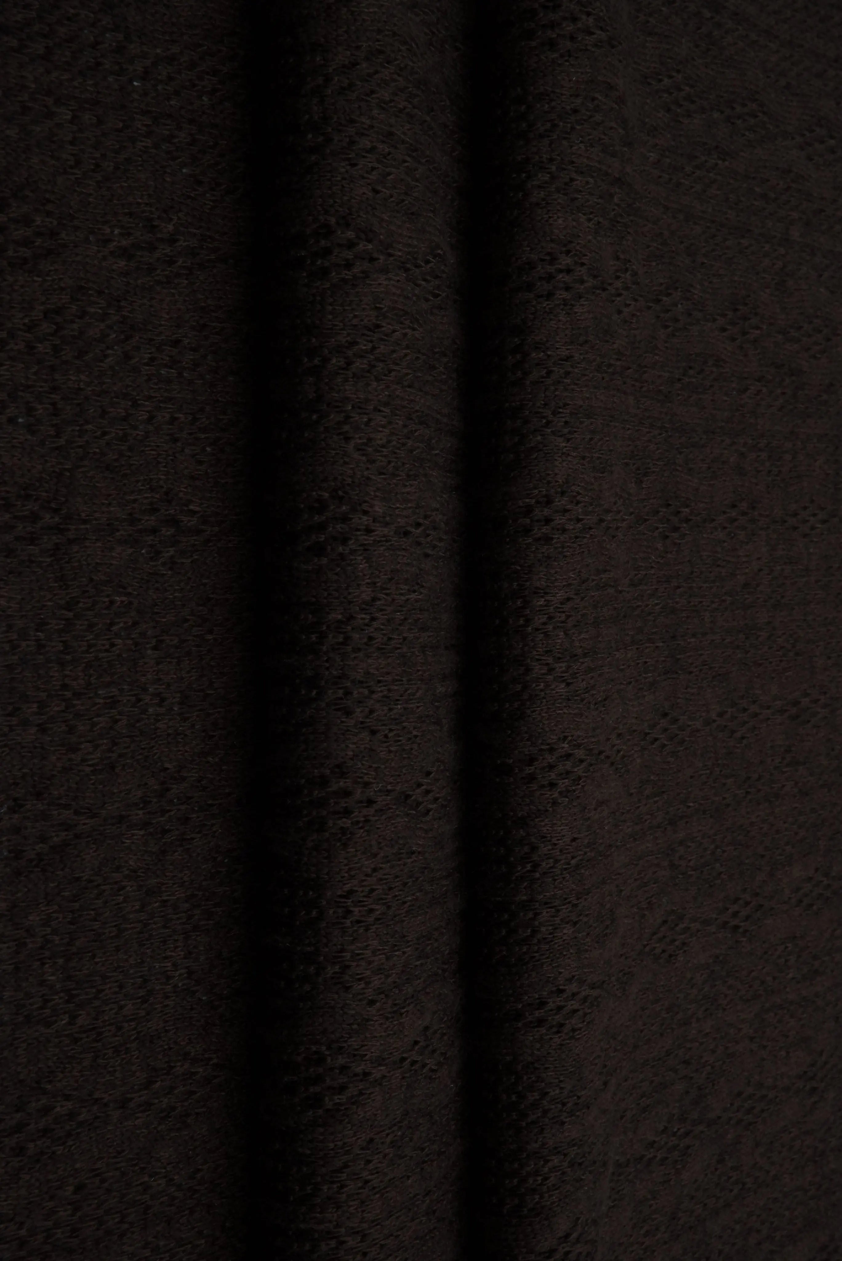 KNT4422 BROWN DK BOTTOMS BROWN CAMI DRESS JACQUARD KNIT NO-PRINT OUTERWEAR POLYESTER SOLID SPANDEX STRETCH SWEATER TUNICS