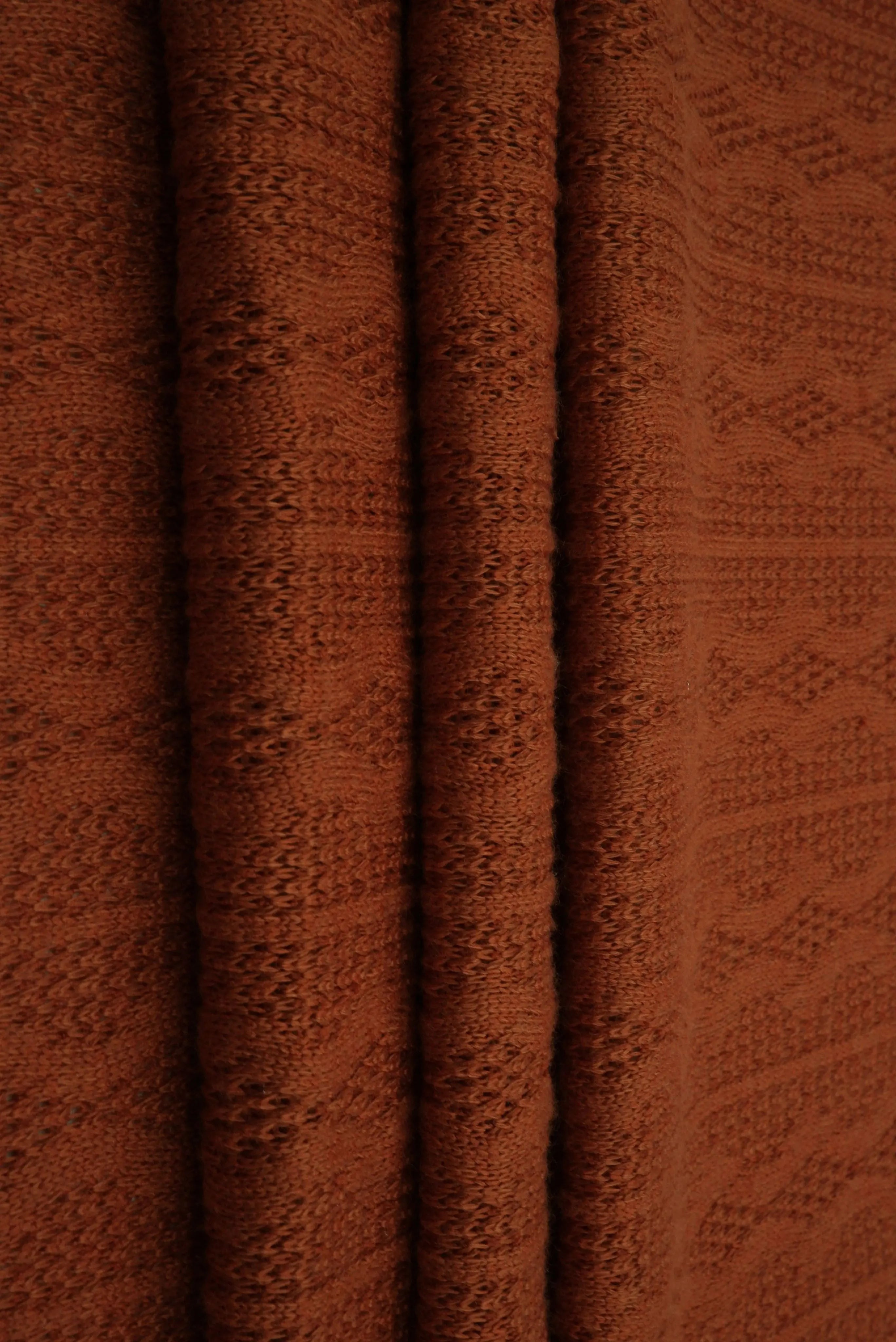 KNT4422 RUST BOTTOMS CAMI DRESS JACQUARD KNIT NO-PRINT OUTERWEAR POLYESTER RUST SOLID SPANDEX STRETCH SWEATER TUNICS