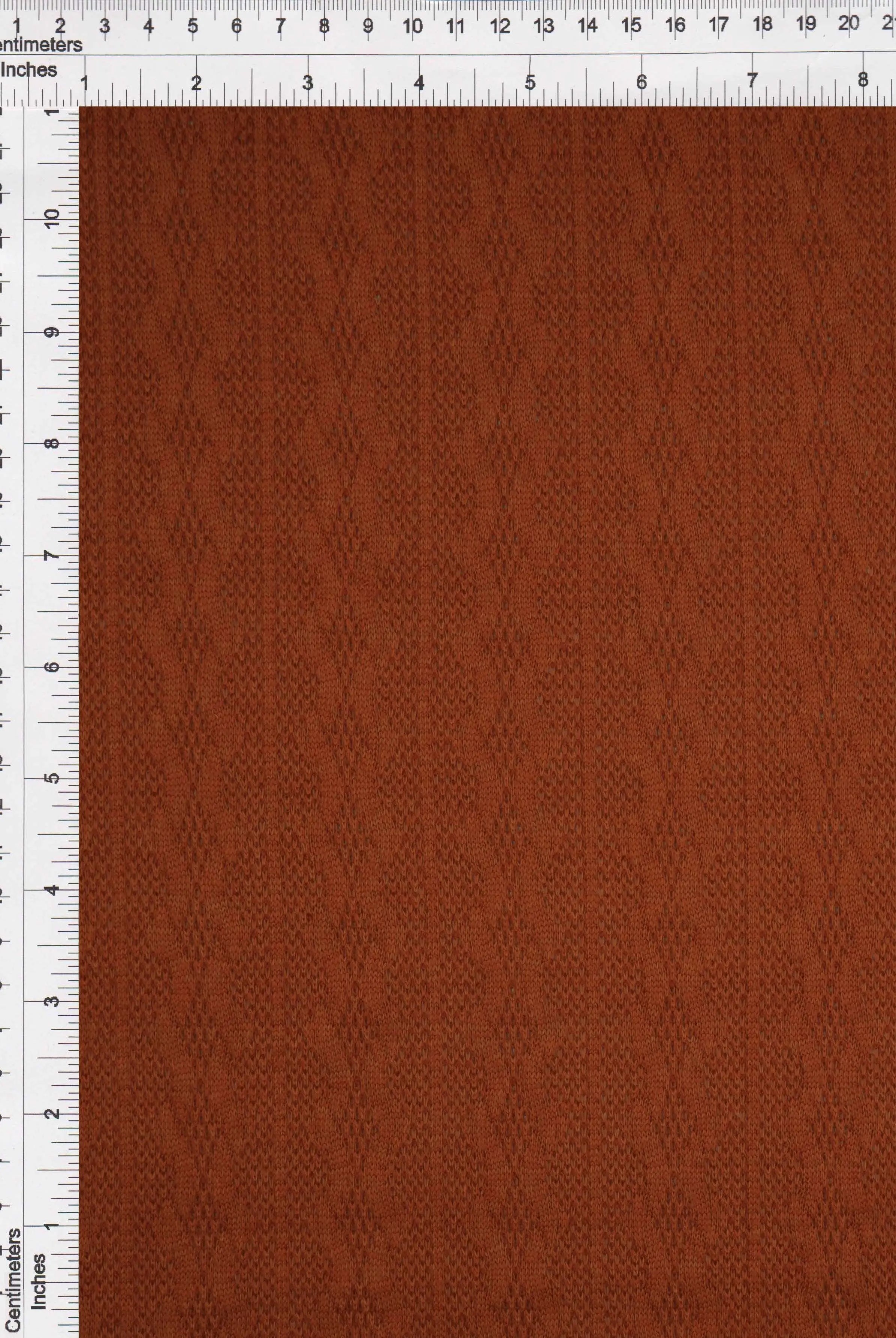 KNT4422 RUST BOTTOMS CAMI DRESS JACQUARD KNIT NO-PRINT OUTERWEAR POLYESTER RUST SOLID SPANDEX STRETCH SWEATER TUNICS