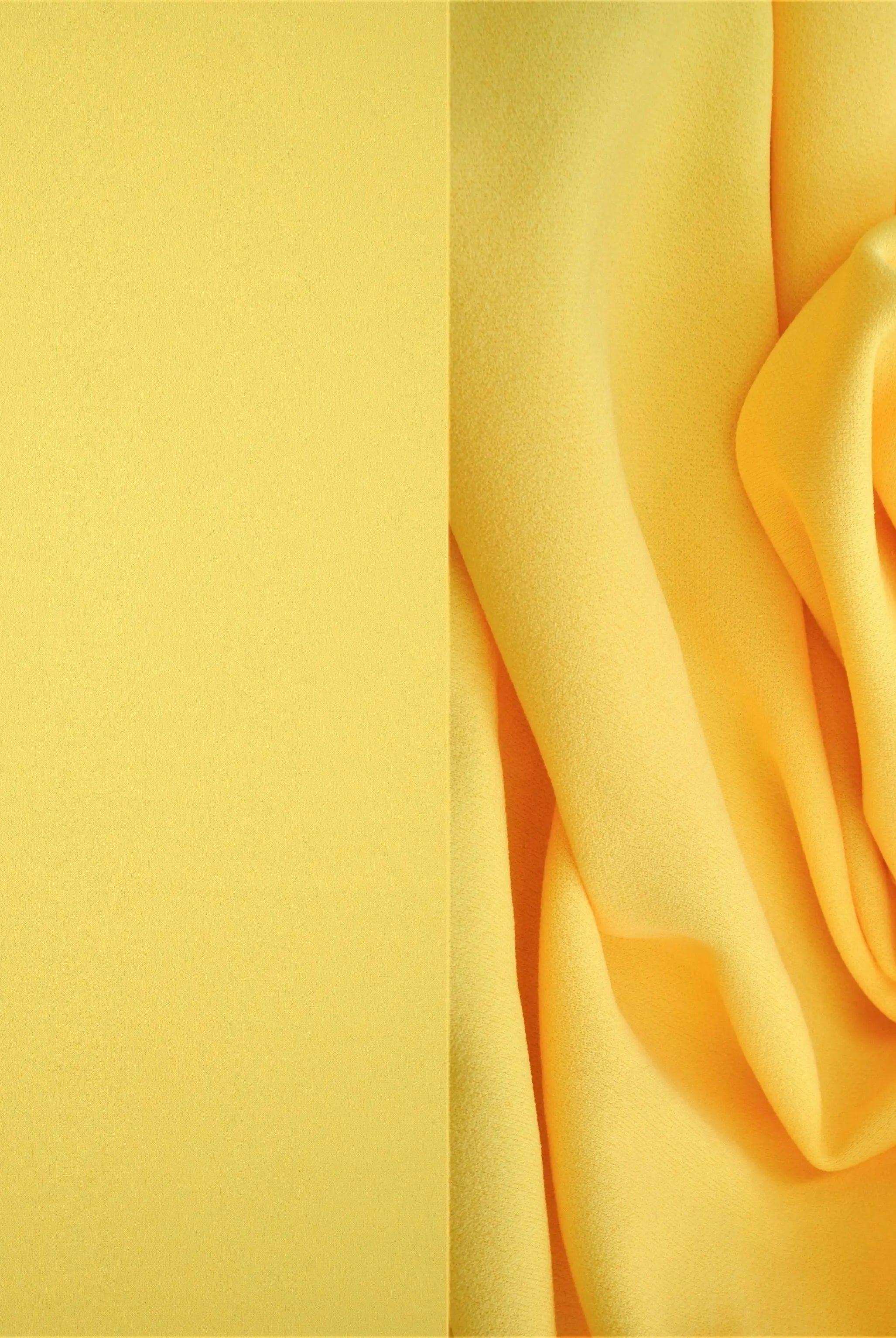 TECH-3311 YELLOW LT BODYSUIT BOTTOMS CAMI CREPON DRESS KNIT NO-PRINT PANTS POLYESTER SKIRTS SOLID SPANDEX SUBLIMATION TECHNO CREPE TOPS TUNICS YELLOW