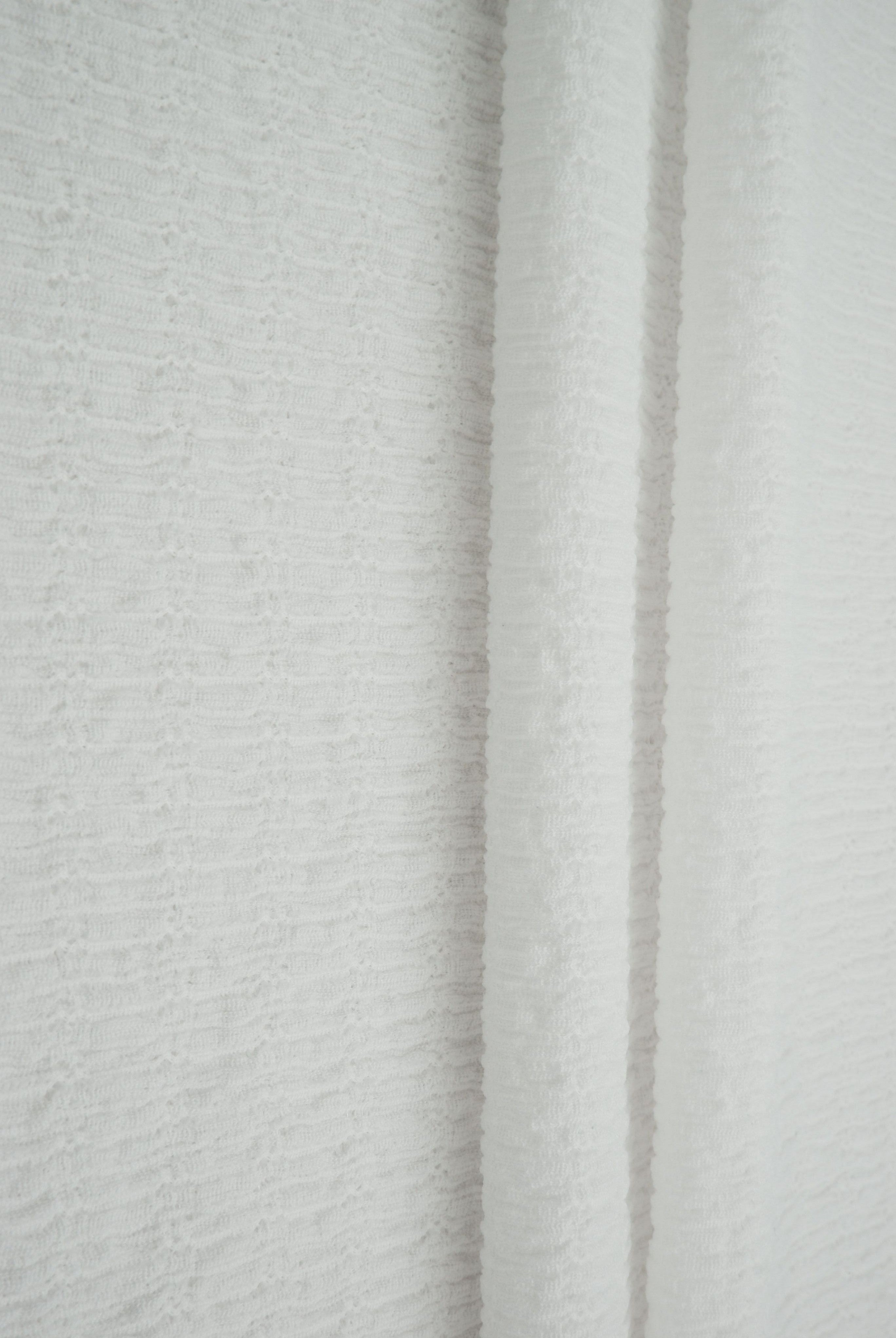 KNT4455 IVORY BODYSUIT BOTTOMS CAMI CRINKLE DRESS JERSEY KNIT LOUNGEWEAR NO-PRINT POLYESTER SKIRTS SOLID SPANDEX STRETCH TOPS