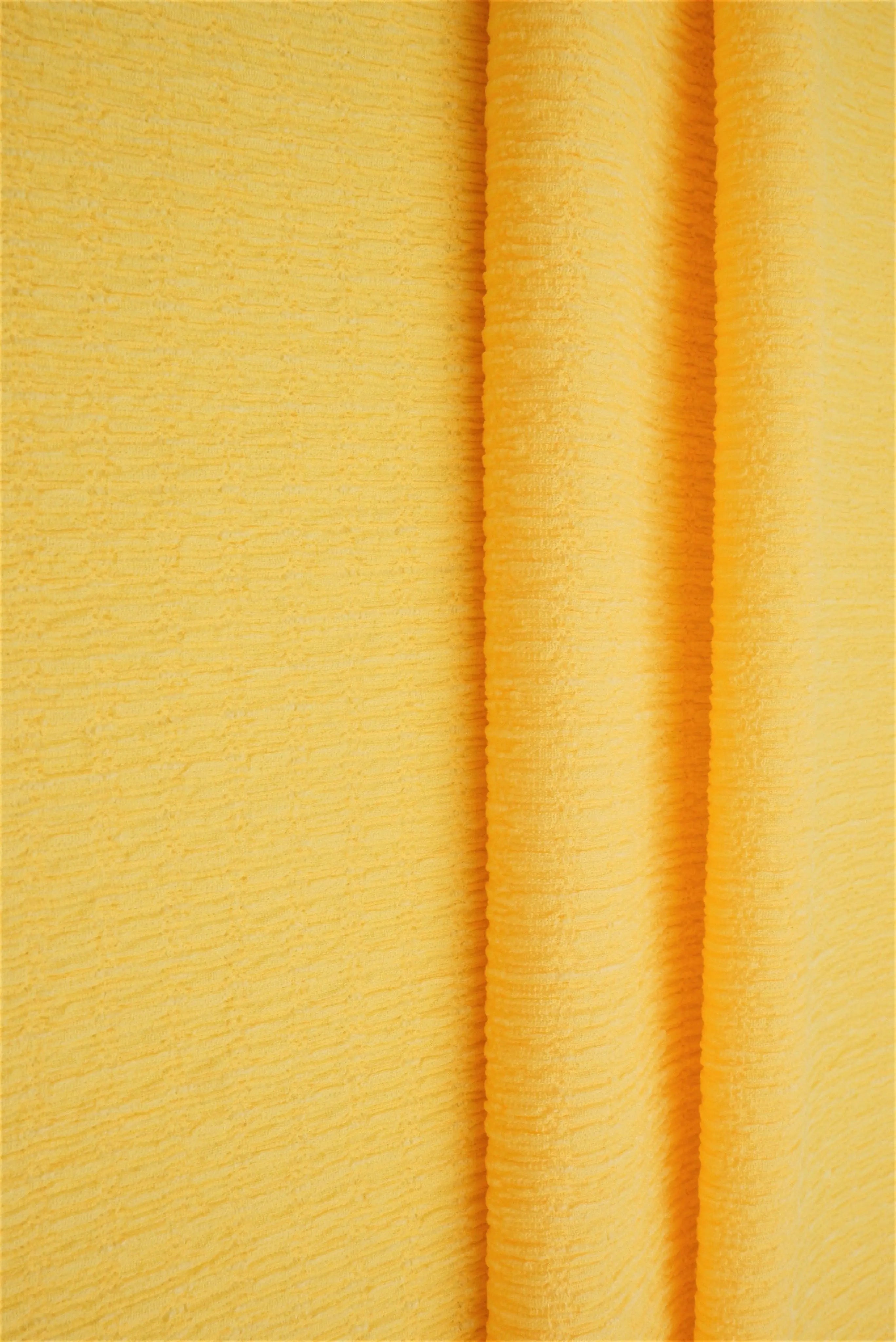 KNT4455 YELLOW BODYSUIT BOTTOMS CAMI CRINKLE DRESS JERSEY KNIT LOUNGEWEAR NO-PRINT POLYESTER SKIRTS SOLID SPANDEX STRETCH TOPS