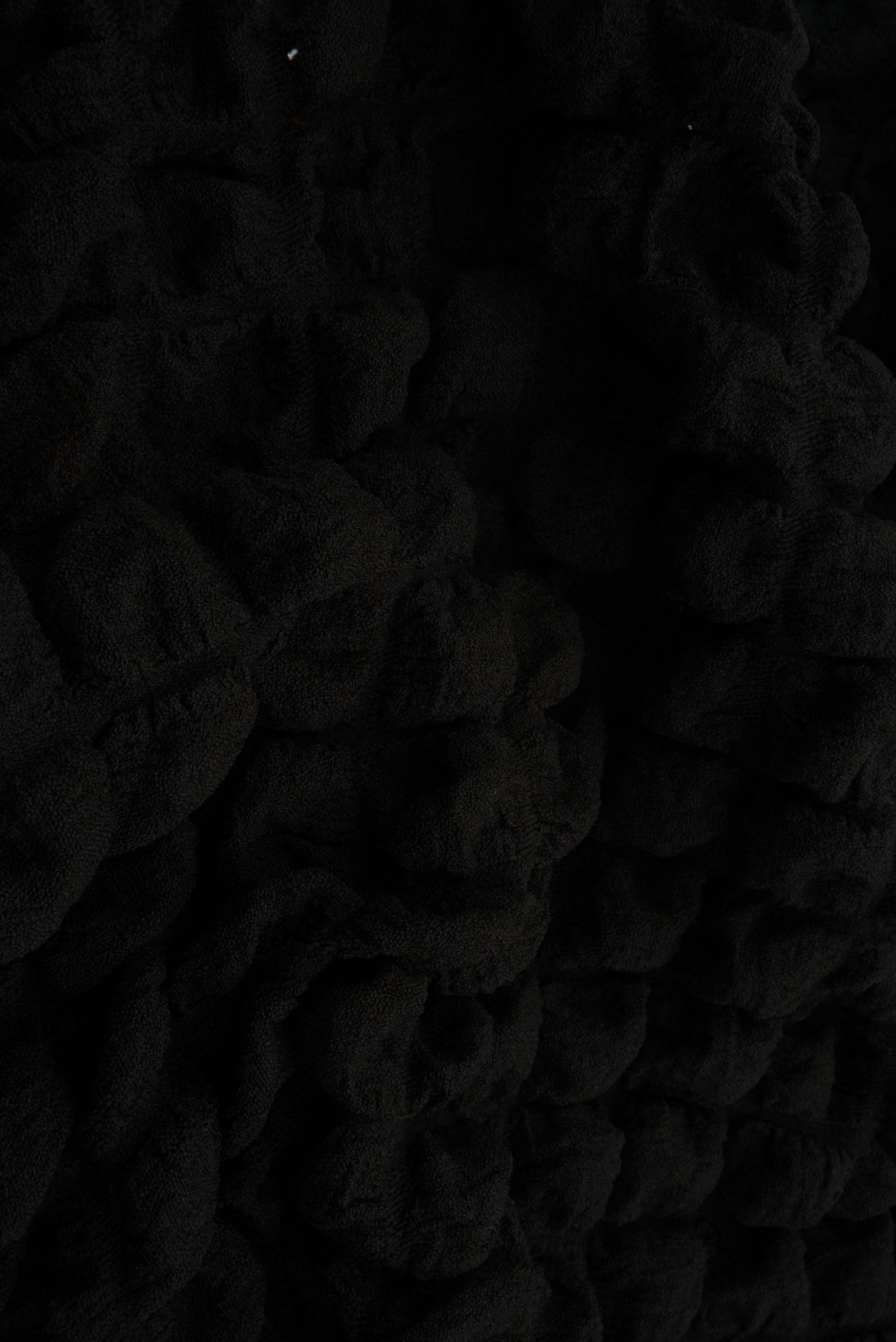 CRP4461 BLACK BLACK BLOUSE BODYSUIT BOTTOMS CAMI DRESS JACQUARD NO-PRINT NON STRETCH PANTS POLYESTER SKIRTS SOLID SPANDEX TOPS TUNICS WOVEN